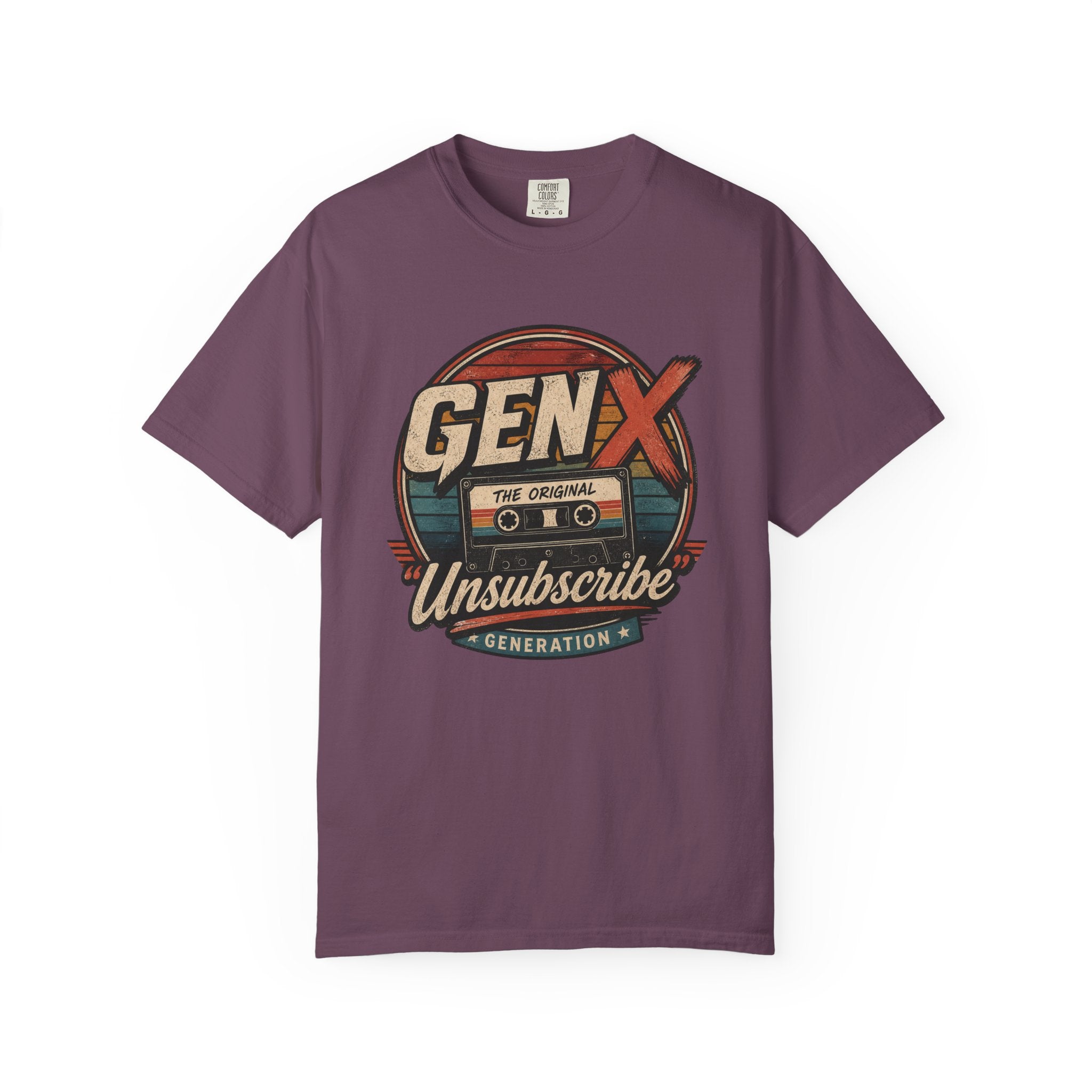 Gen X "Unsubscribe" Vintage Cassette T-Shirt
