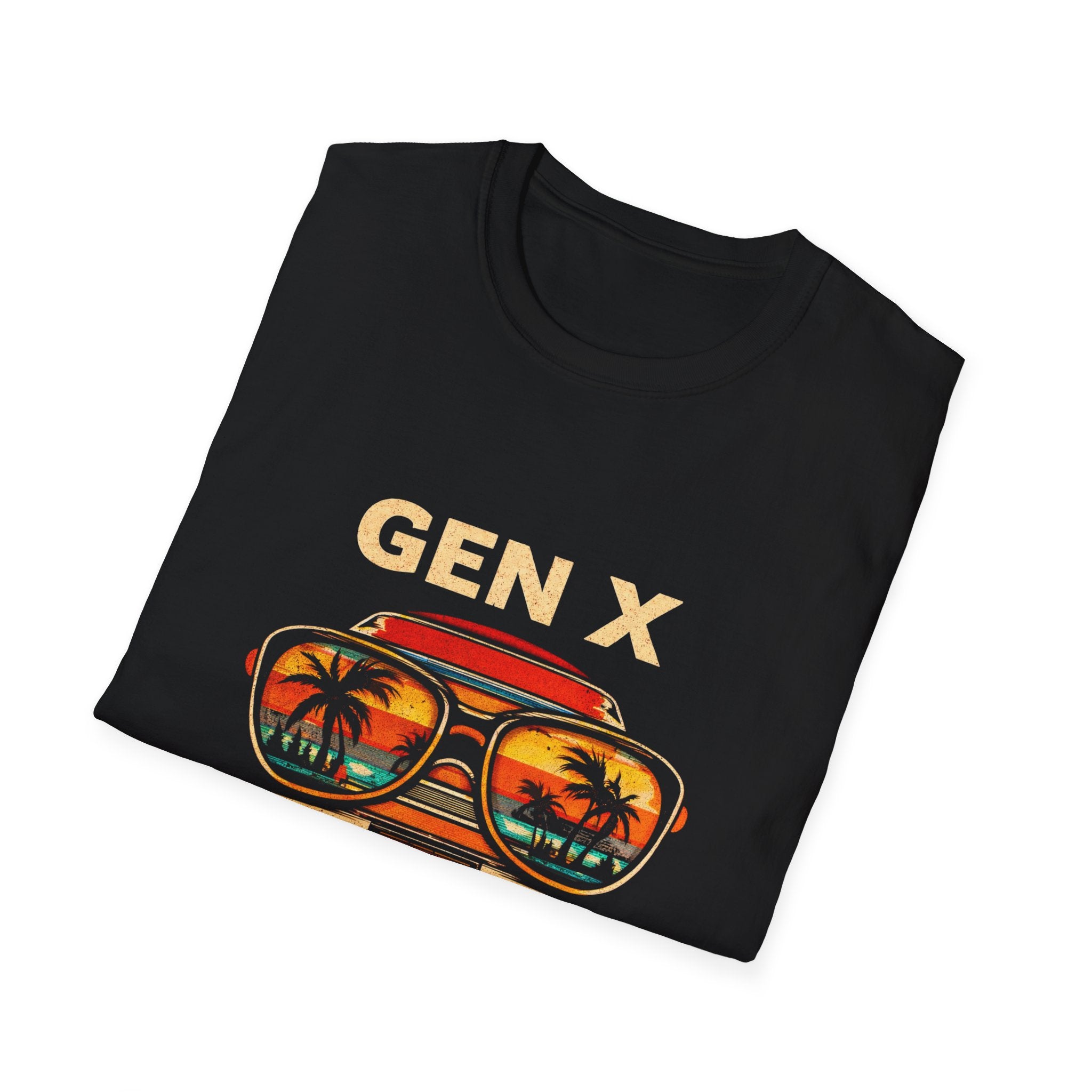 Gen X Ify Retro Sunglasses Graphic T-Shirt — Vintage 80s Palm Beach Vibe