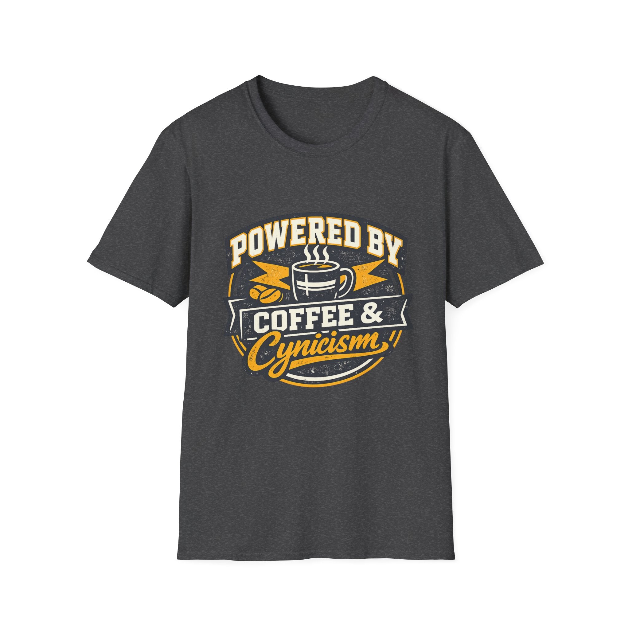 Coffee & Cynicism T-Shirt - retro style