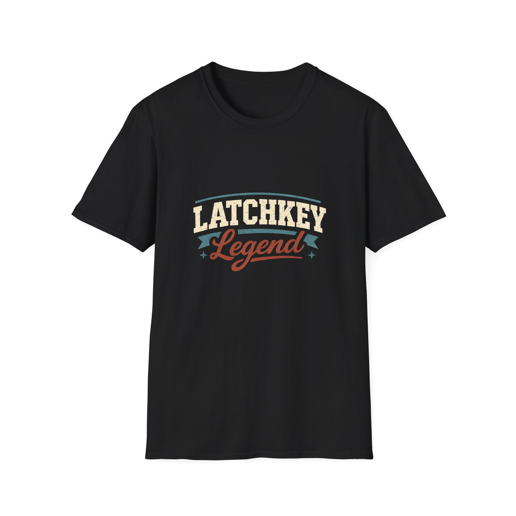 T-Shirt — "Latchkey Legend" Retro Vintage Graphic Tee