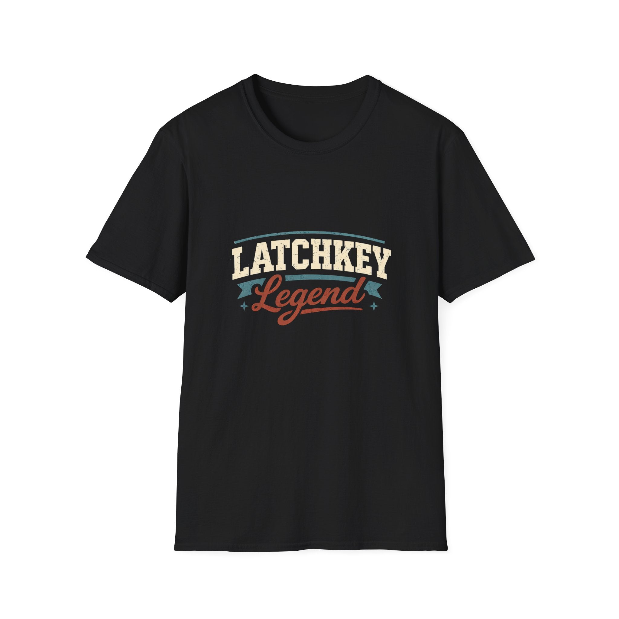 T-Shirt — "Latchkey Legend" Retro Vintage Graphic Tee