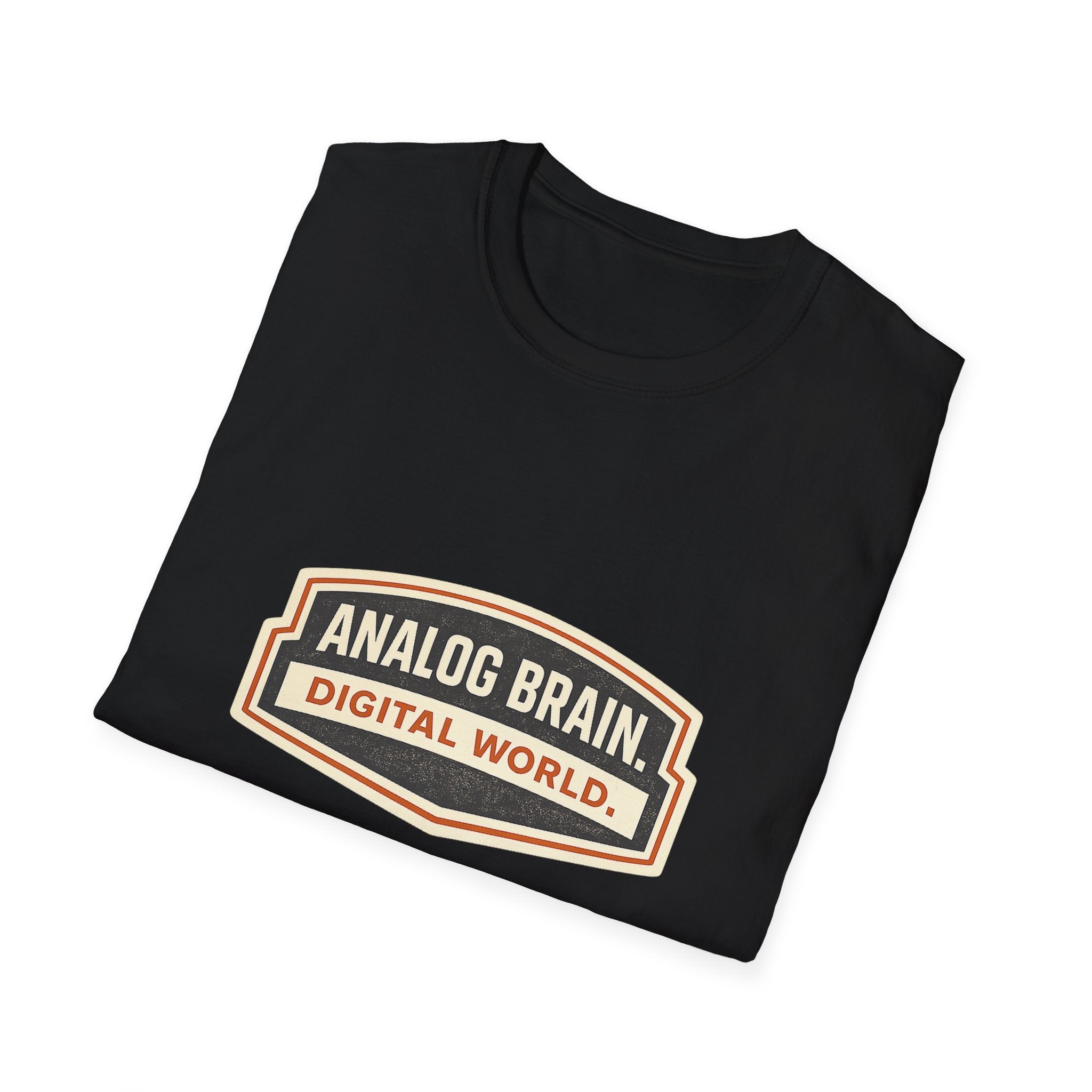 Analog Brain Digital World Tee