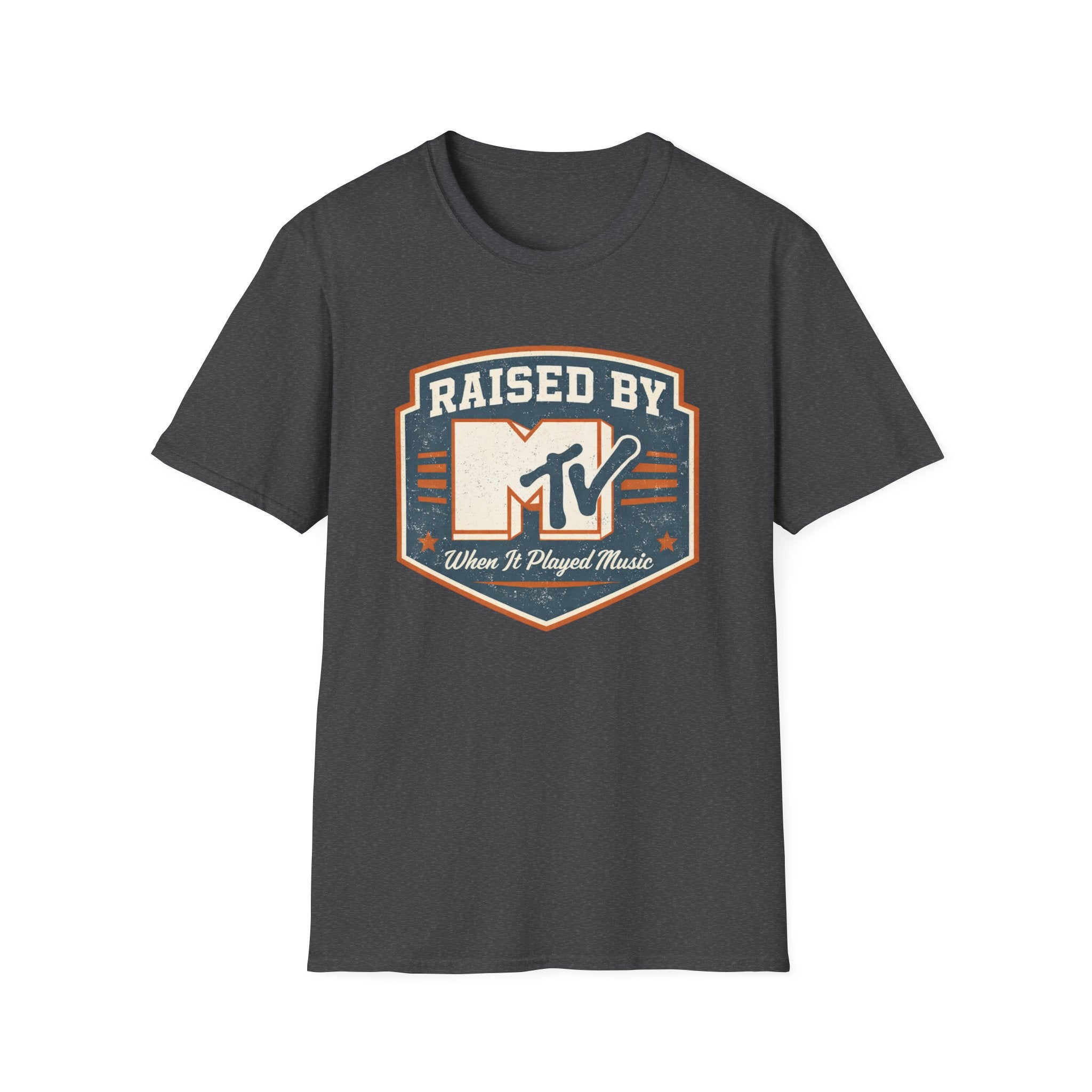 Raised by MTV Vintage Logo T-Shirt — Retro 80s/90s Music Tee