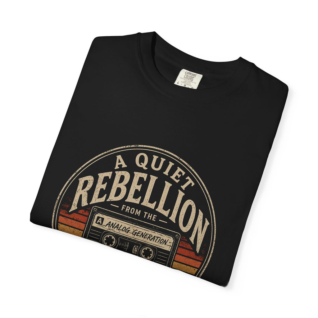 A Quiet Rebellion T-Shirt — Vintage Cassette Retro Music Tee