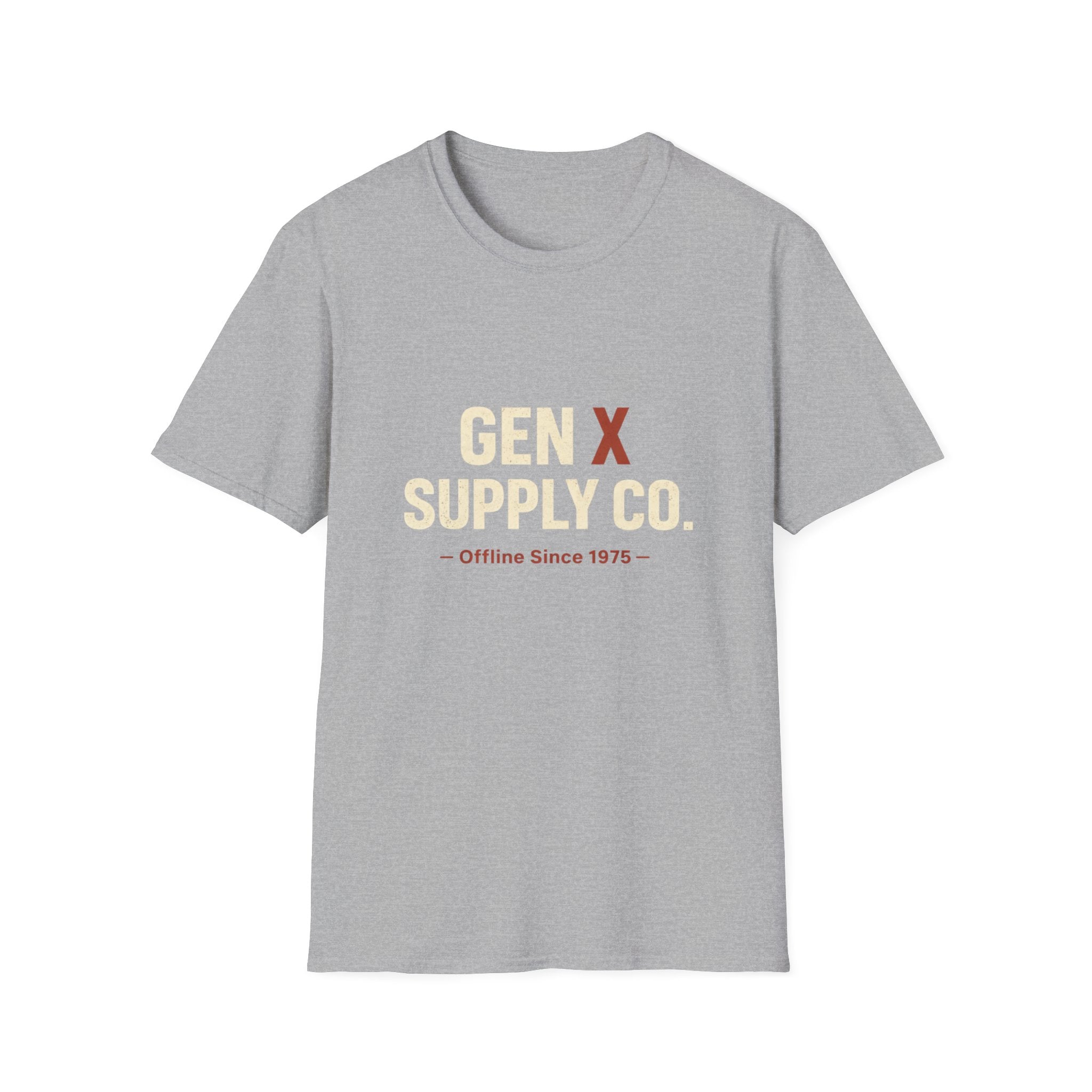Gen X Supply Co. T-Shirt — Retro Vintage Logo Tee (Official Since 1975s)