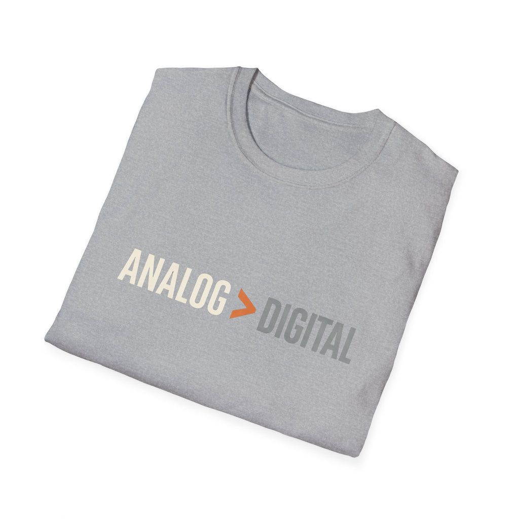 Analog > Digital T-Shirt — Retro Tech Graphic Tee