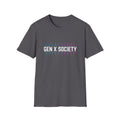 Gen X Society T-Shirt — Retro Neon Graphic Tee for 40s & 50s