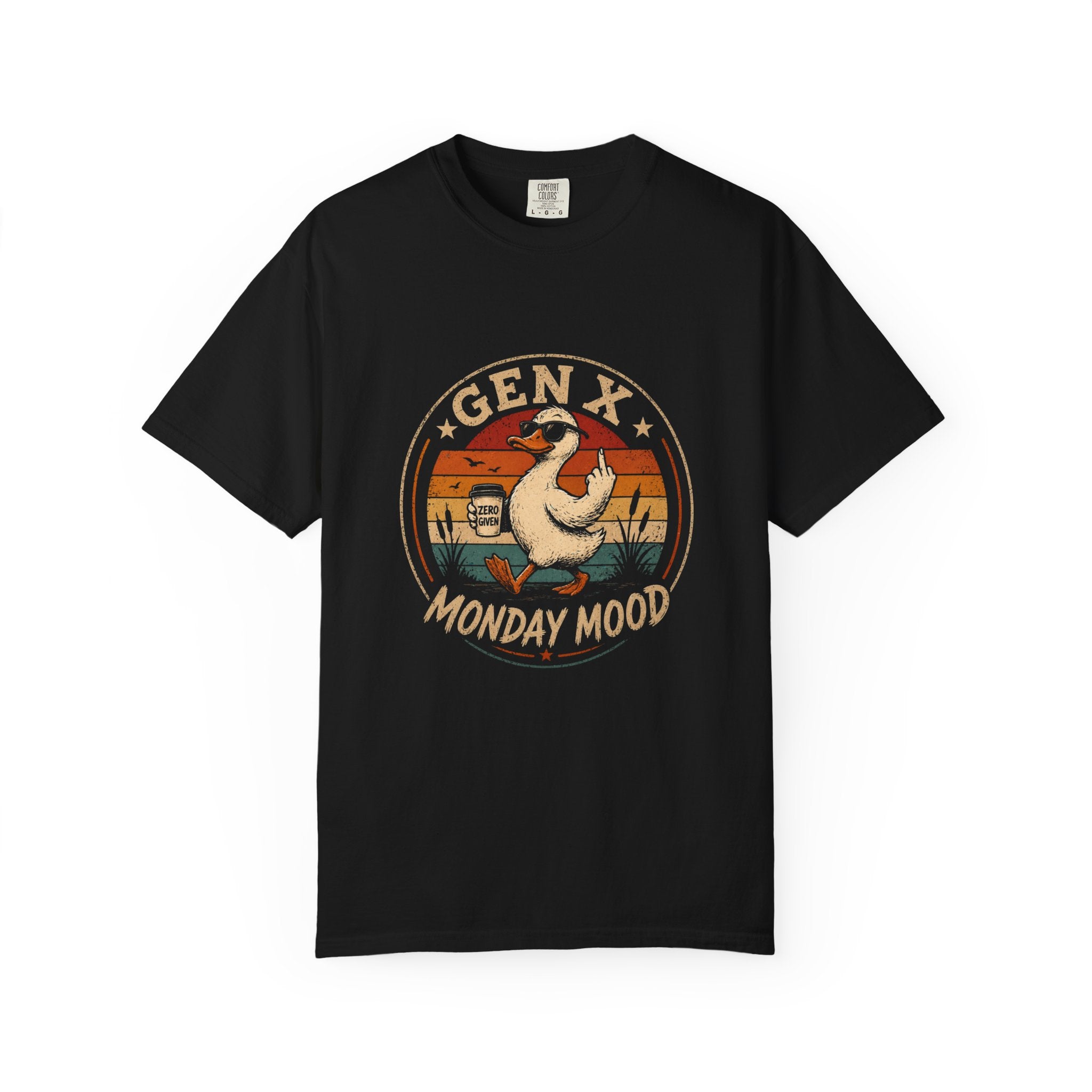 Gen X Monday Mood T-Shirt — Vintage Rooster Retro Graphic Tee
