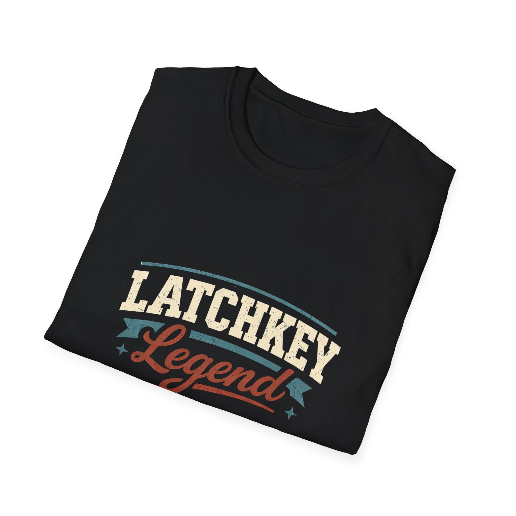 T-Shirt — "Latchkey Legend" Retro Vintage Graphic Tee