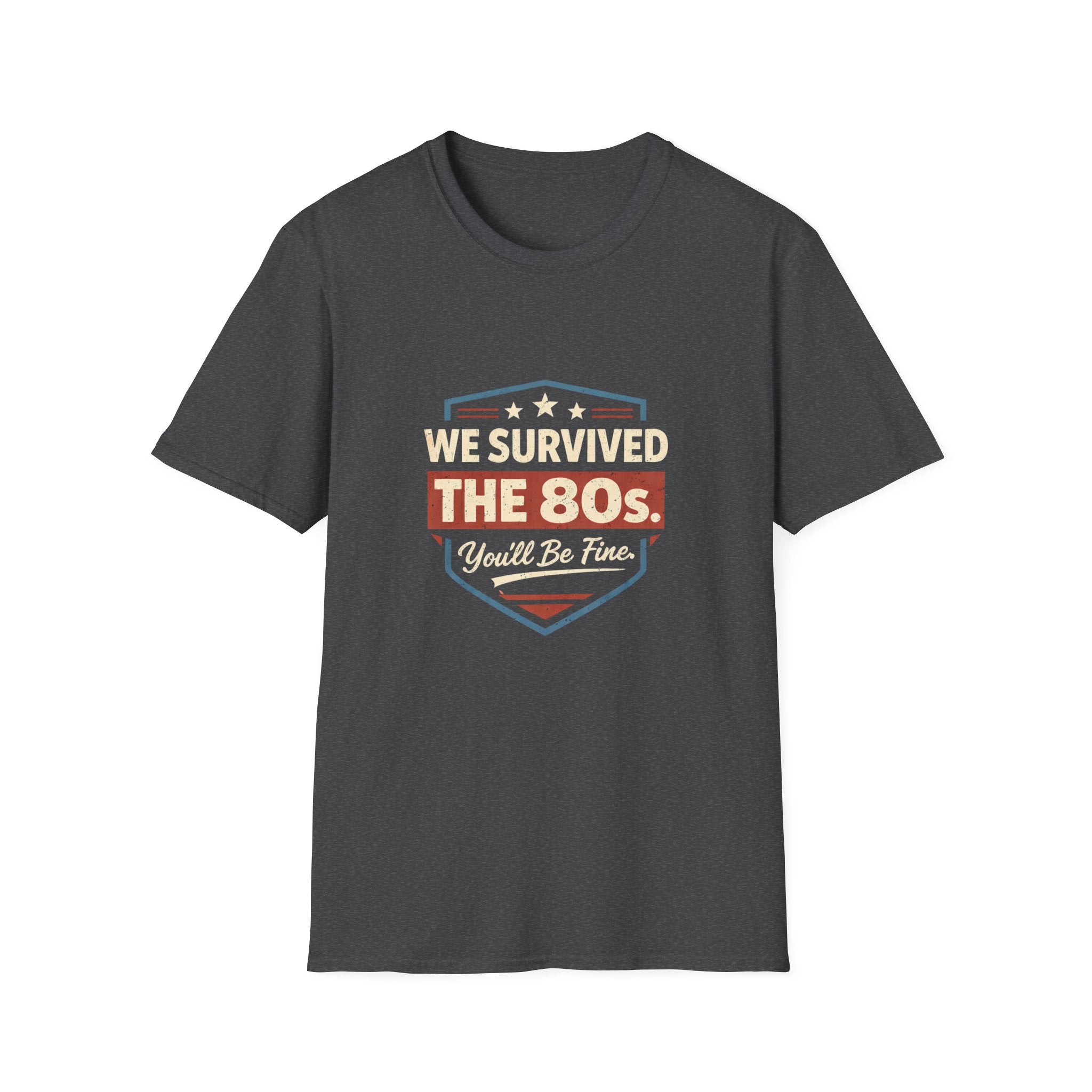 We Survived the 80s T-Shirt — Vintage Retro 1980s Nostalgia Tee