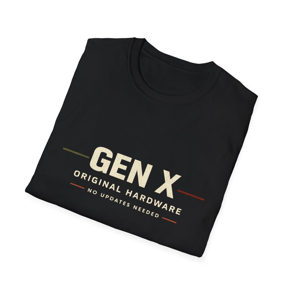 Gen X T-Shirt — "Original Hardware" Retro Vintage Tee for 40s-60s Celebrations
