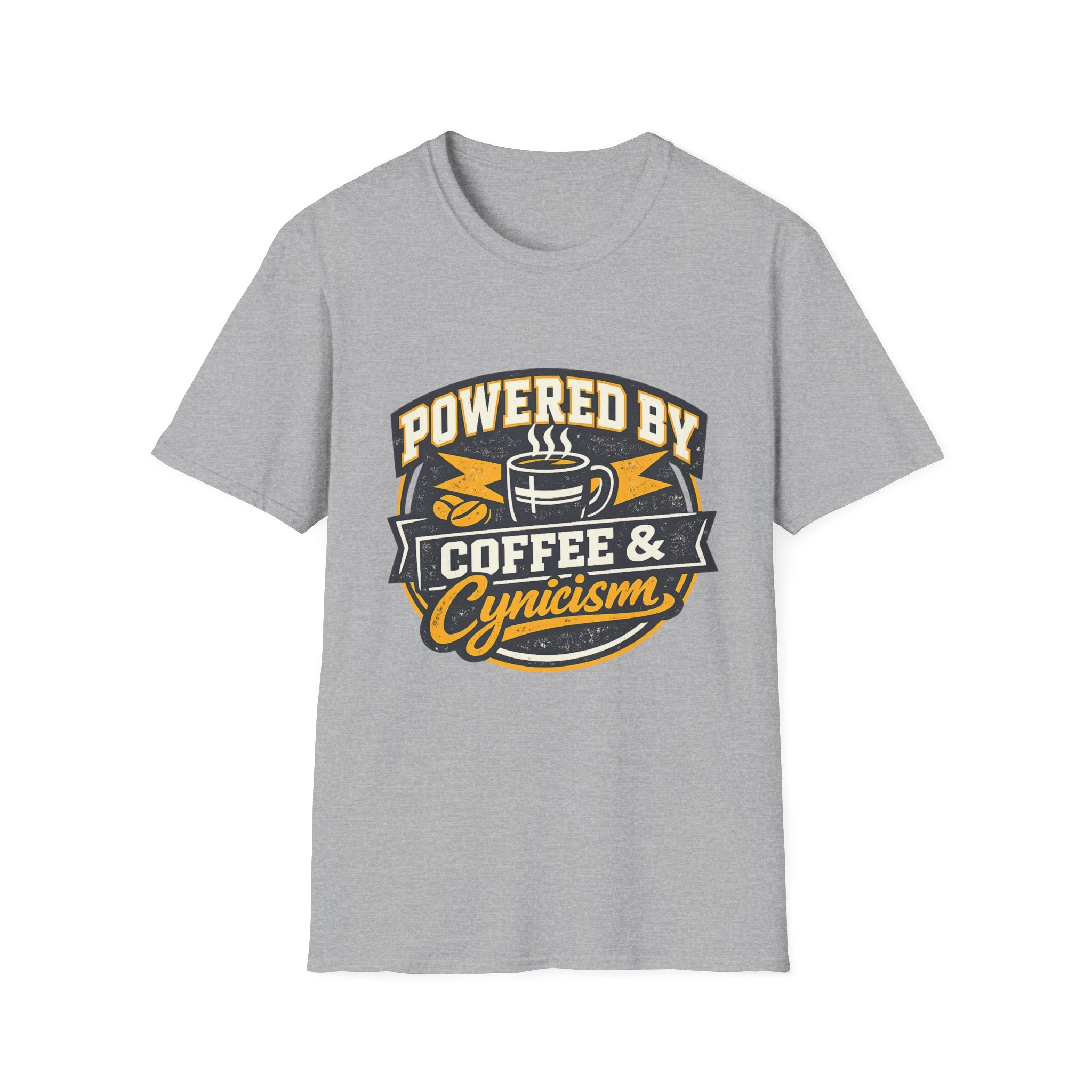 Coffee & Cynicism T-Shirt - retro style
