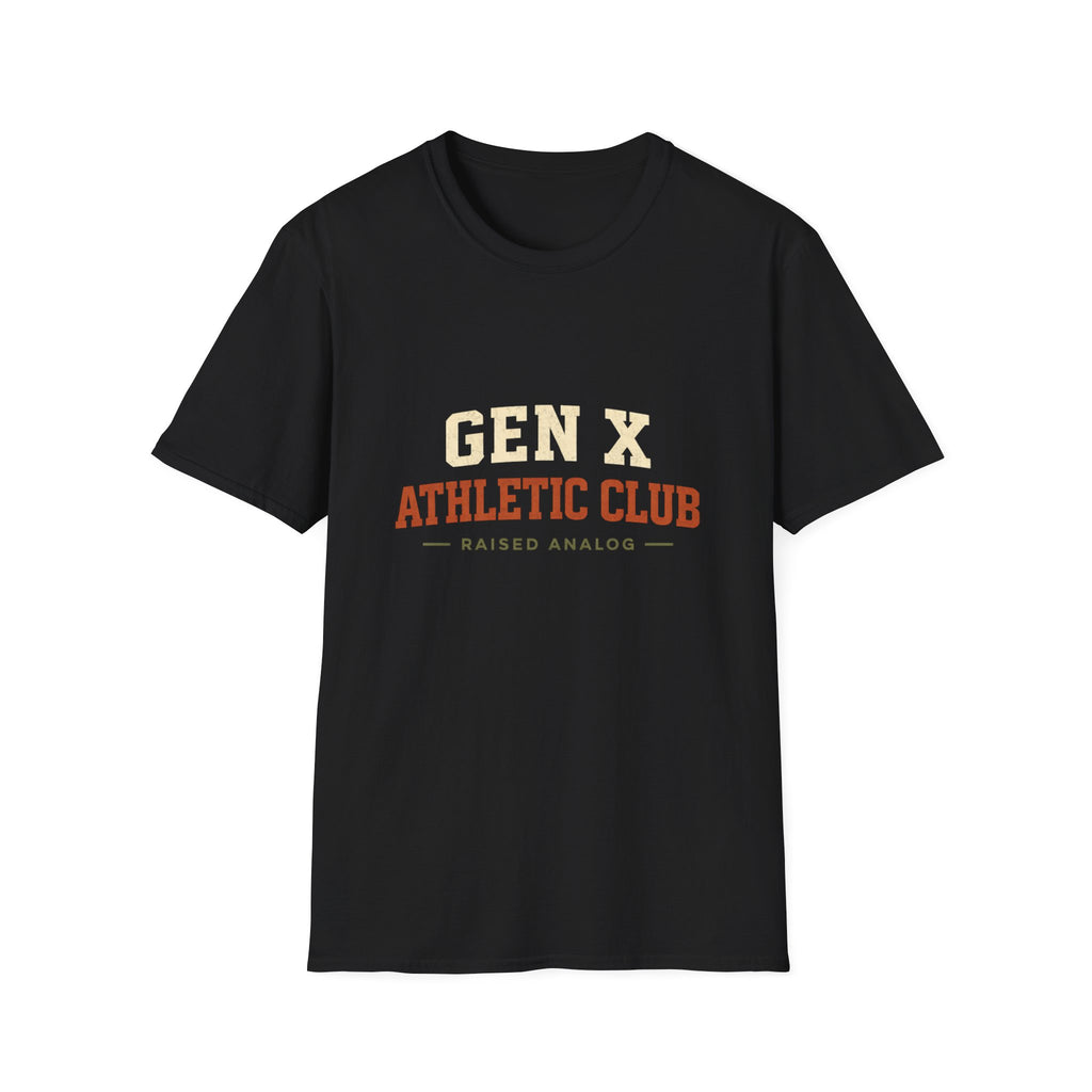 Gen X Athletic Club T-Shirt — Raised Analog Vintage Retro Tee