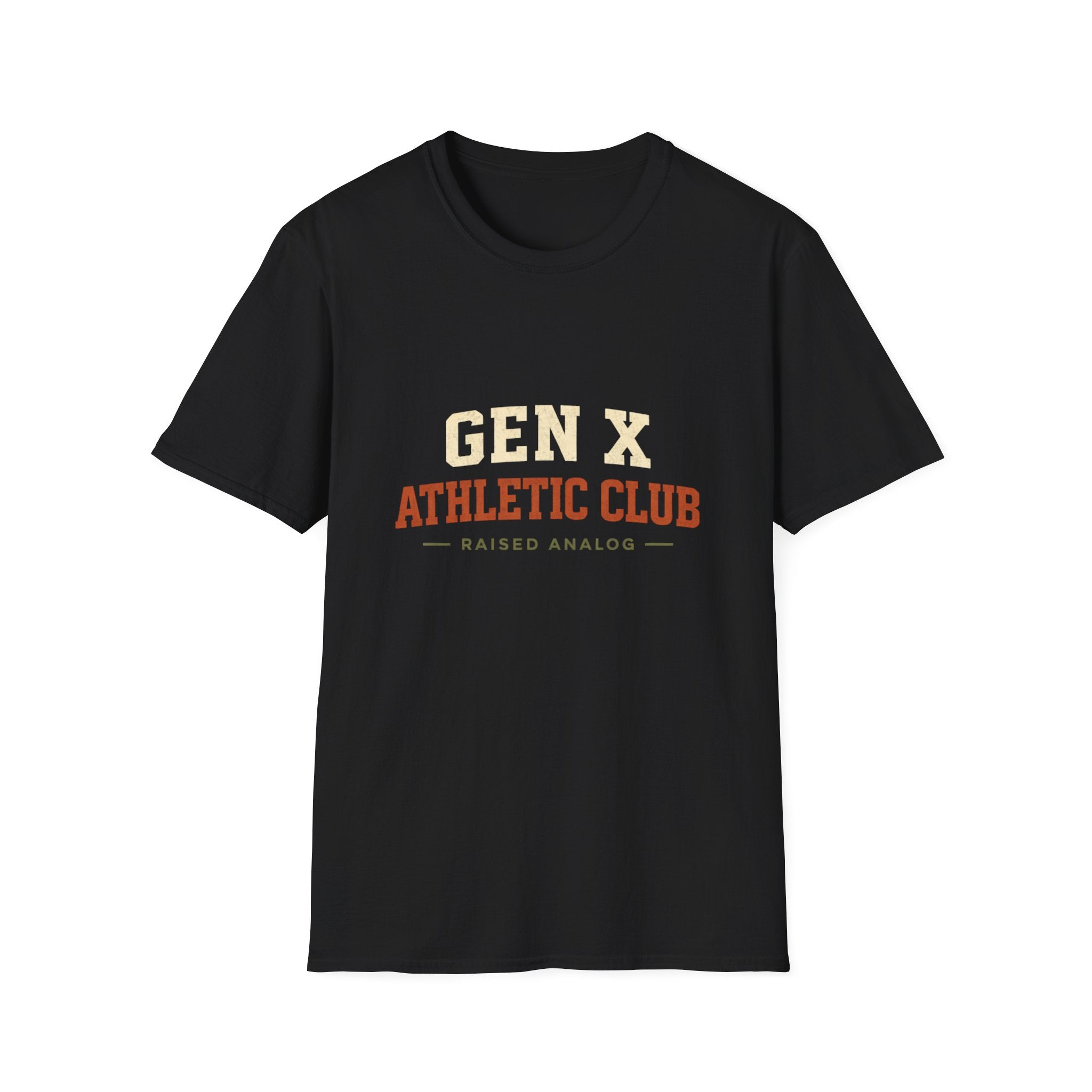 Gen X Athletic Club T-Shirt — Raised Analog Vintage Retro Tee