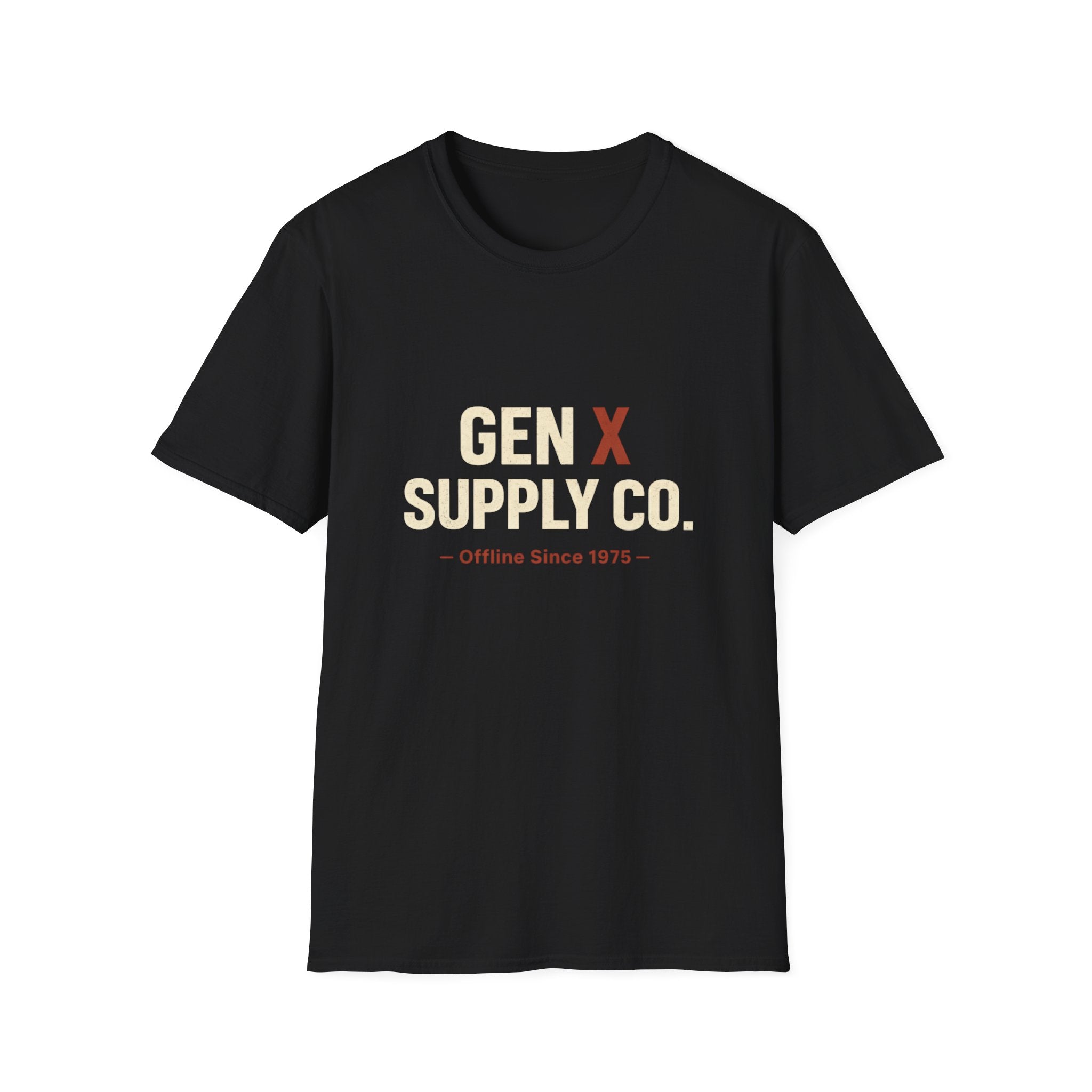 Gen X Supply Co. T-Shirt — Retro Vintage Logo Tee (Official Since 1975s)