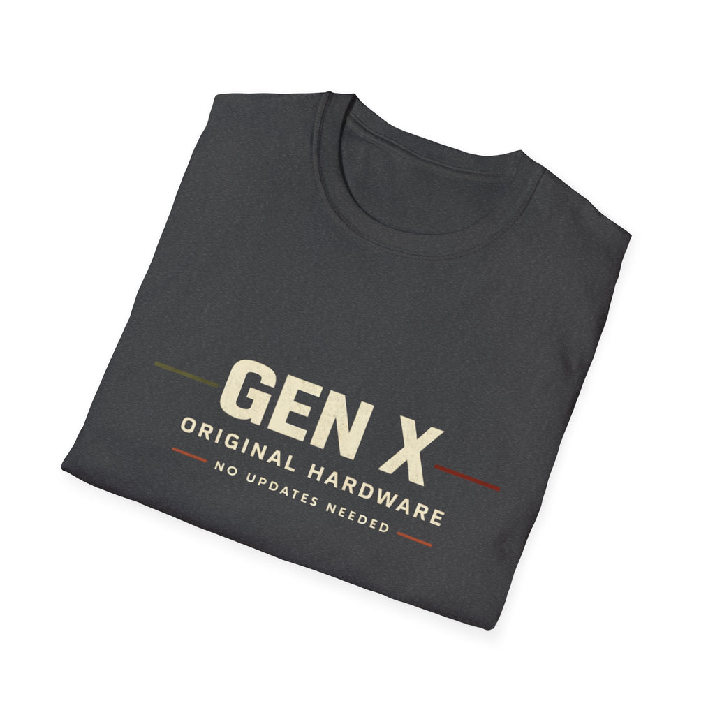 Gen X T-Shirt — "Original Hardware" Retro Vintage Tee for 40s-60s Celebrations