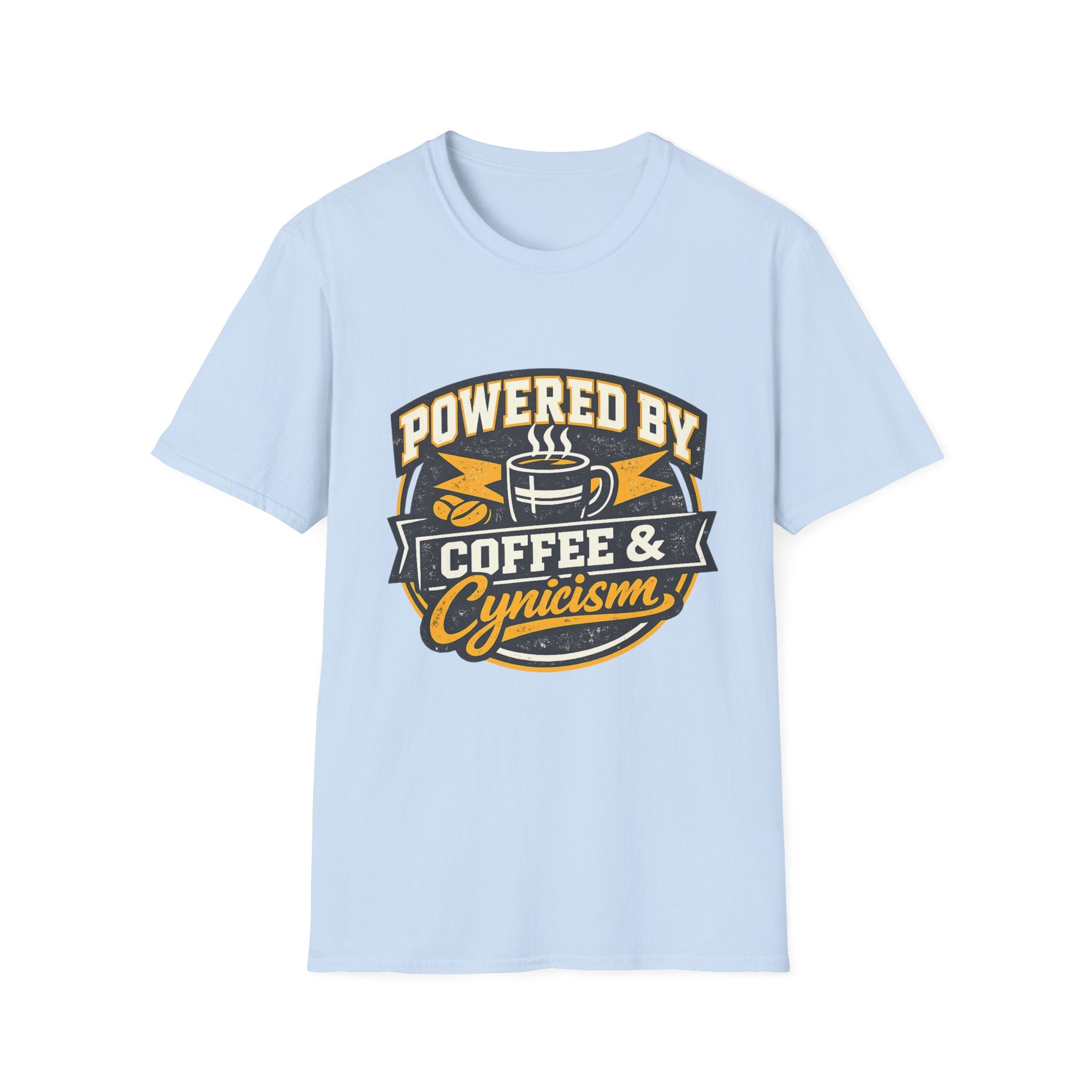 Coffee & Cynicism T-Shirt - retro style