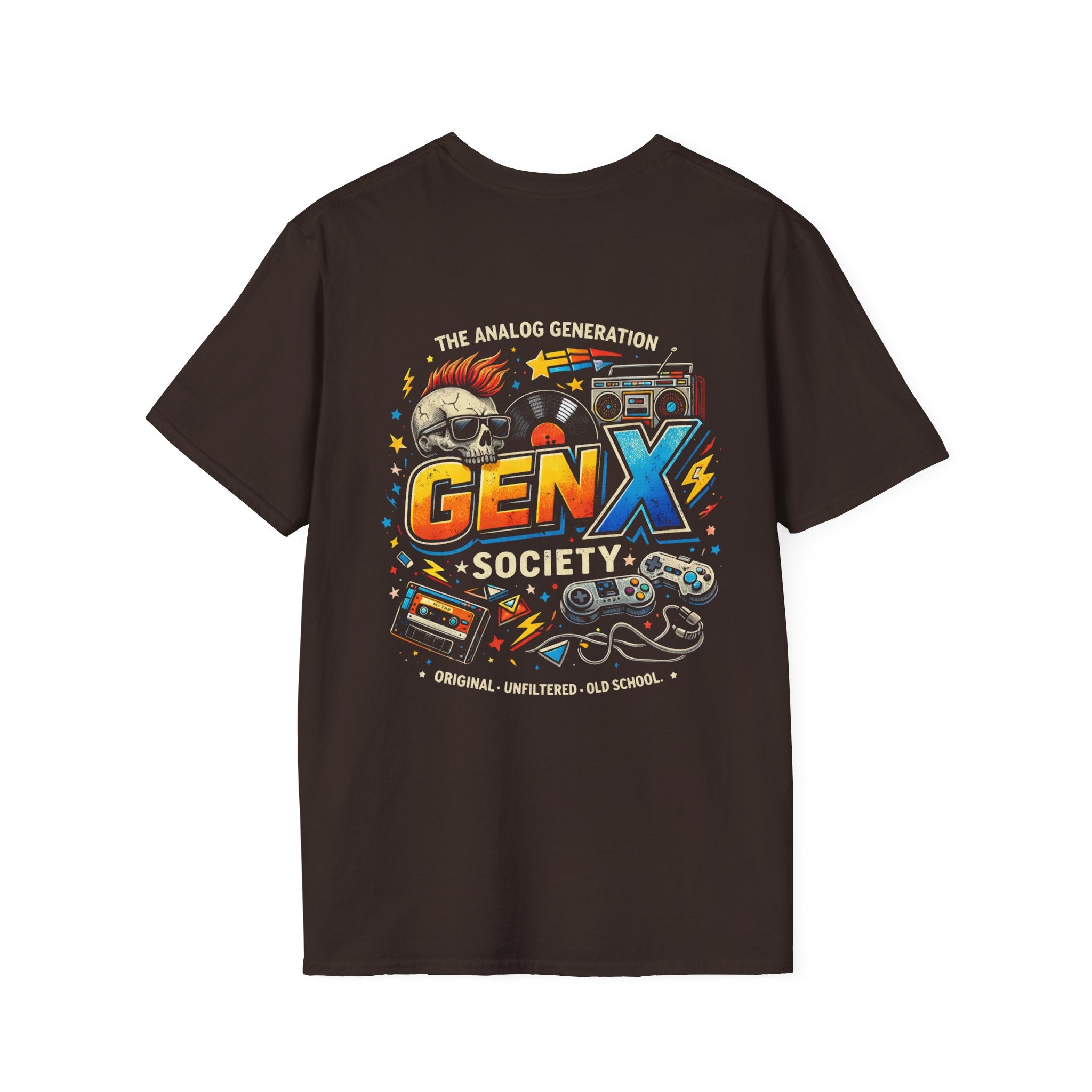 Gen X Society T-Shirt — The Analog Generation Retro 80s Nostalgia Tee