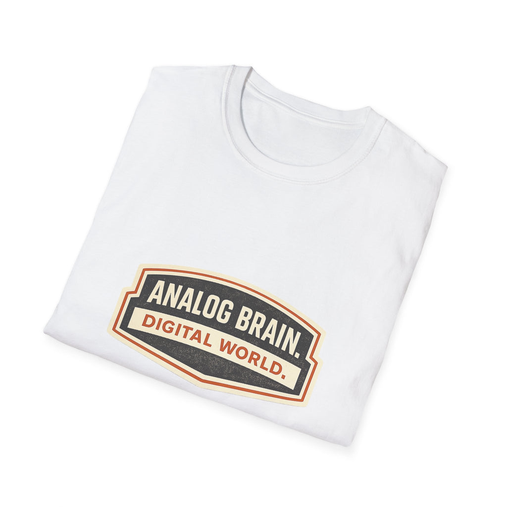 Analog Brain Digital World Tee