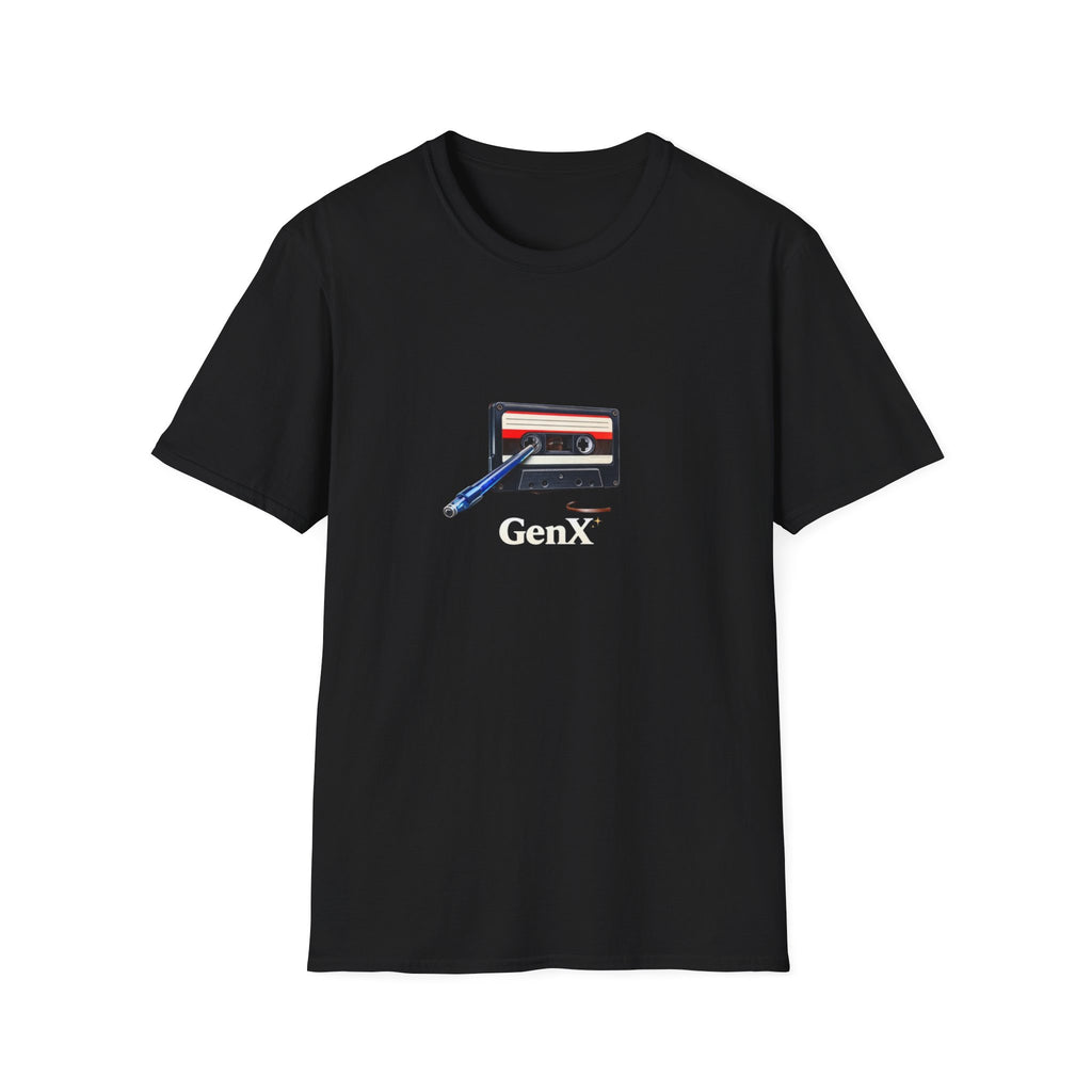 Gen X Cassette Tape T-Shirt — Retro 80s Vintage Music Tee