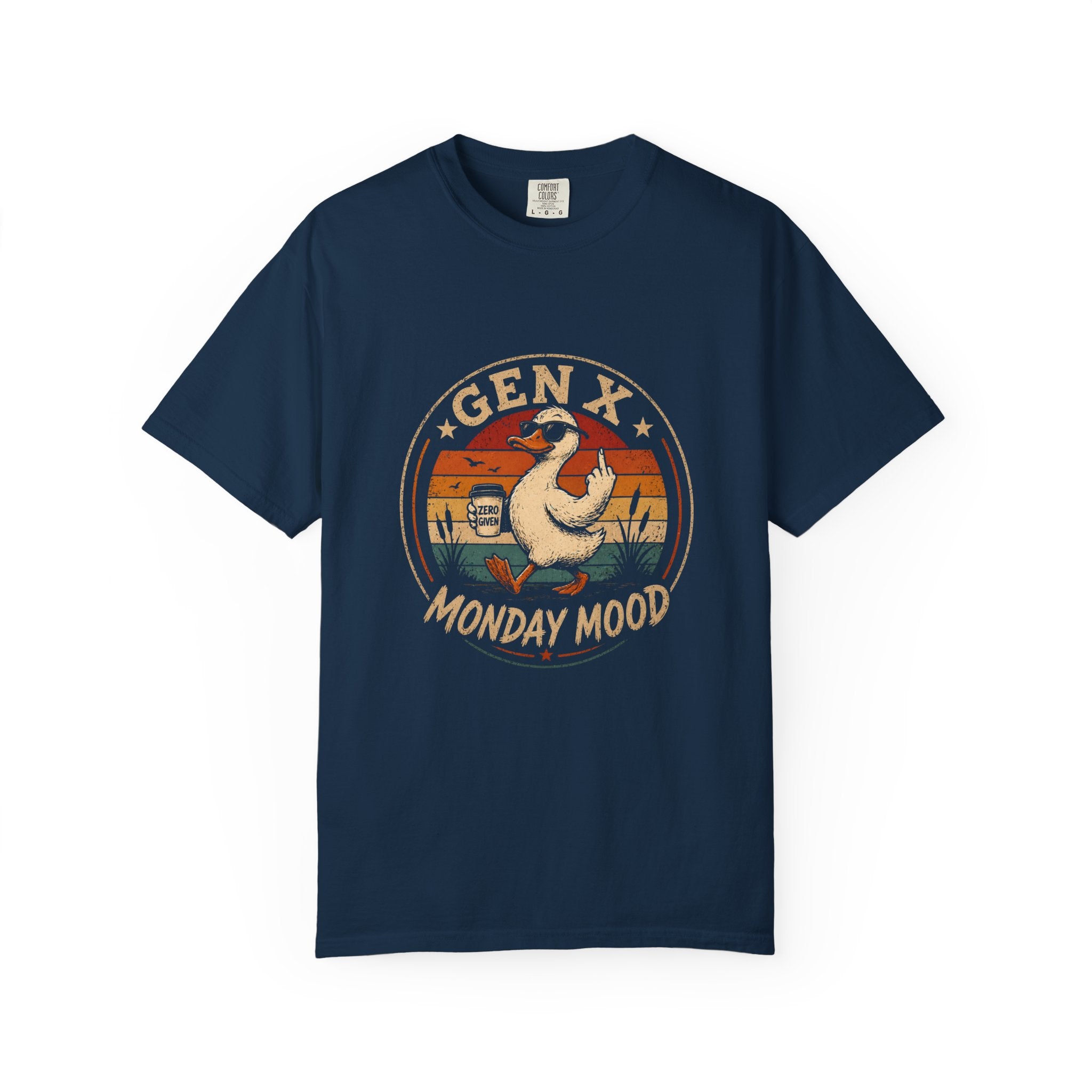 Gen X Monday Mood T-Shirt — Vintage Rooster Retro Graphic Tee