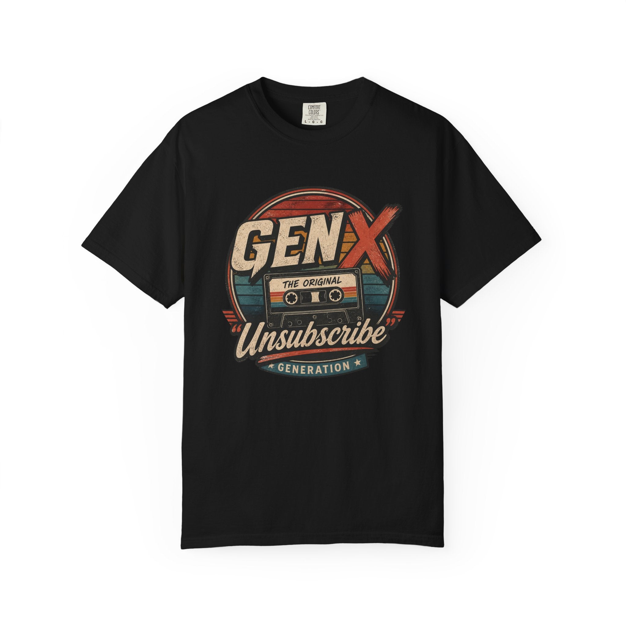 Gen X "Unsubscribe" Vintage Cassette T-Shirt