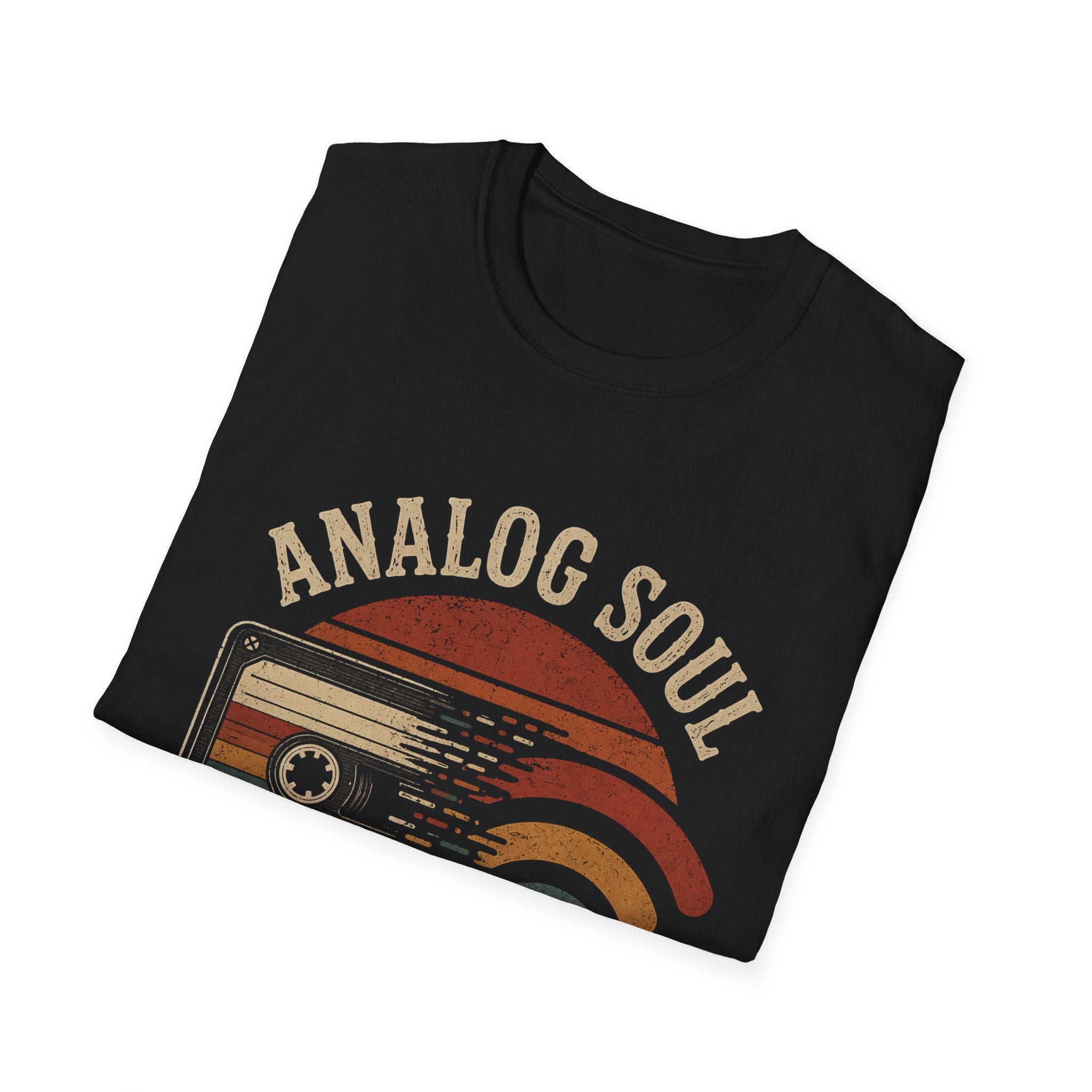 Analog Soul T-Shirt — Vintage Cassette Tee (“Analog Soul in a Digital World”)