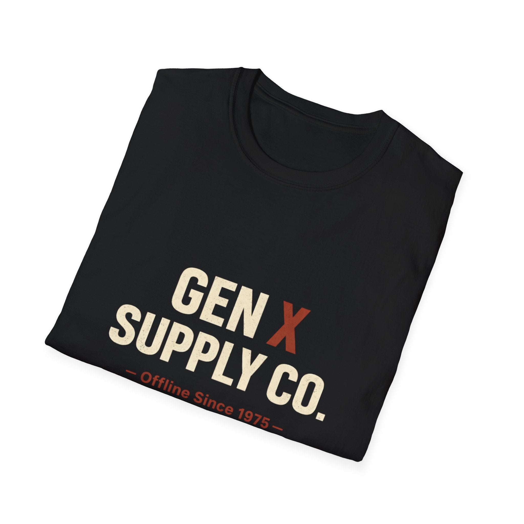 Gen X Supply Co. T-Shirt — Retro Vintage Logo Tee (Official Since 1975s)
