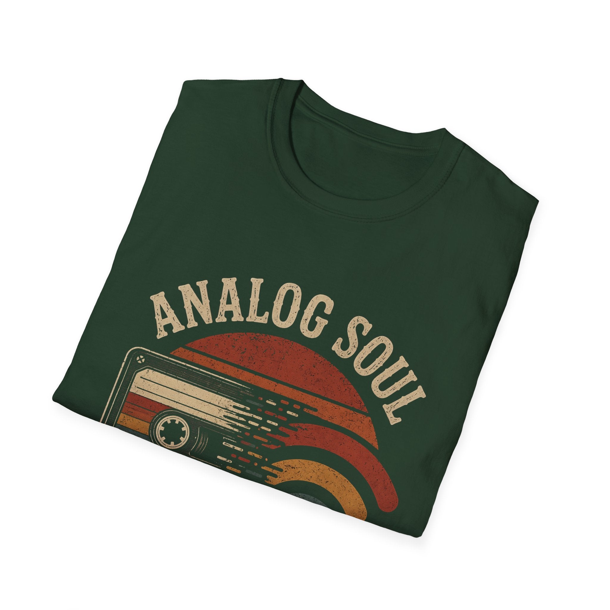 Analog Soul T-Shirt — Vintage Cassette Tee (“Analog Soul in a Digital World”)