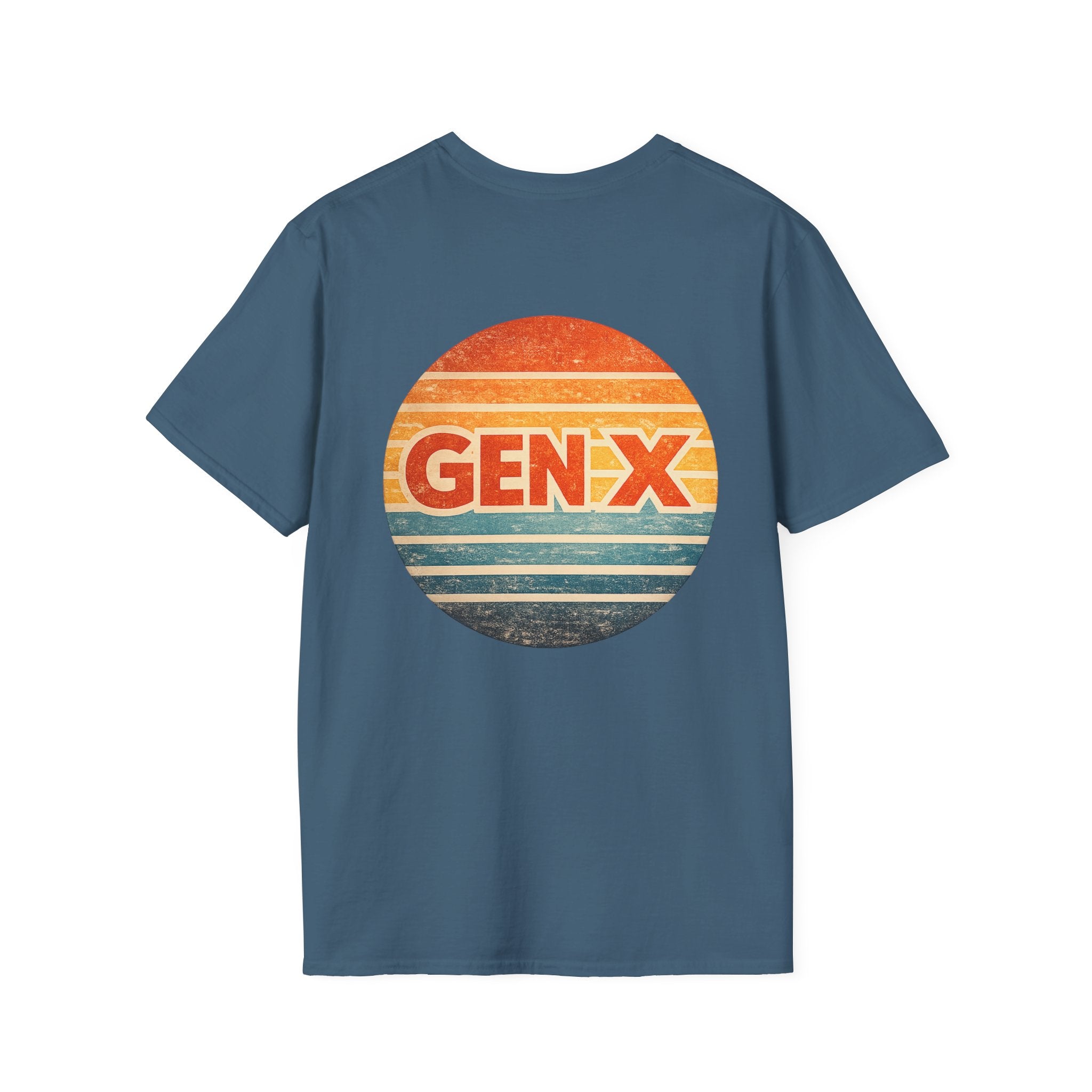 Gen X Retro T-Shirt — Vintage Sunset Graphic Tee for Generation X