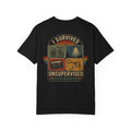 Vintage 'I Survived Unsupervised Childhood' T-Shirt (Back print)
