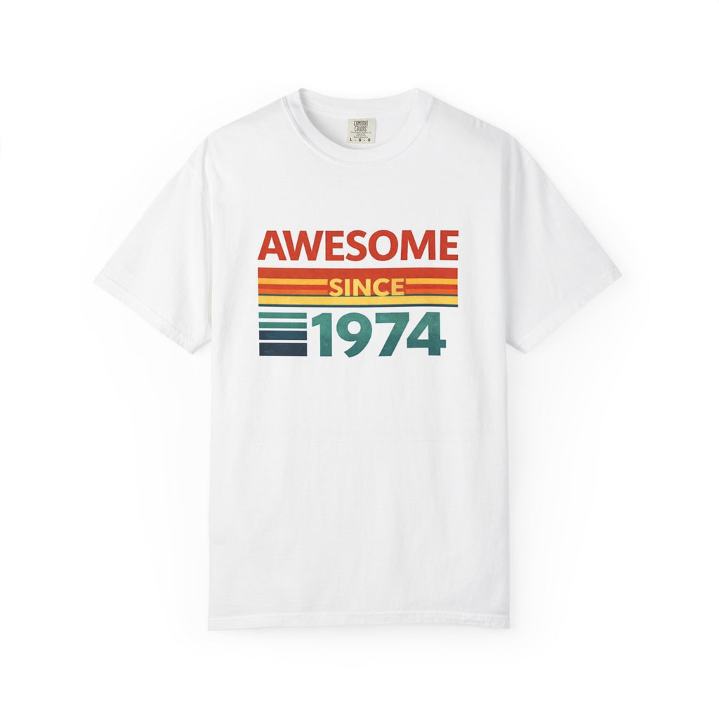 T-Shirt — "Awesome Since 1974" Retro Birthday Tee