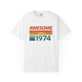 T-Shirt — "Awesome Since 1974" Retro Birthday Tee