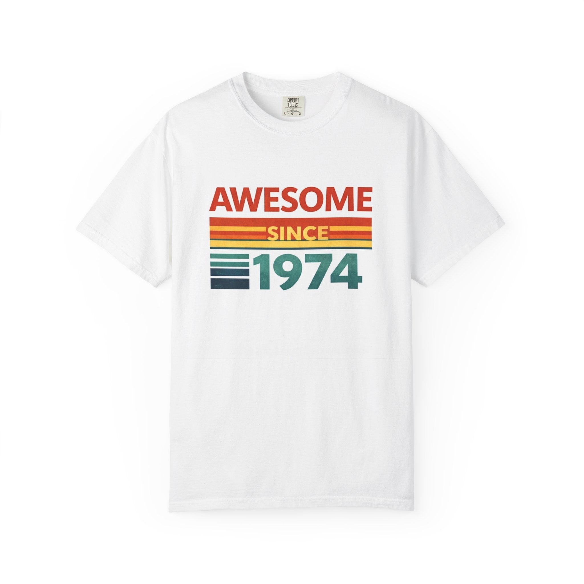T-Shirt — "Awesome Since 1974" Retro Birthday Tee