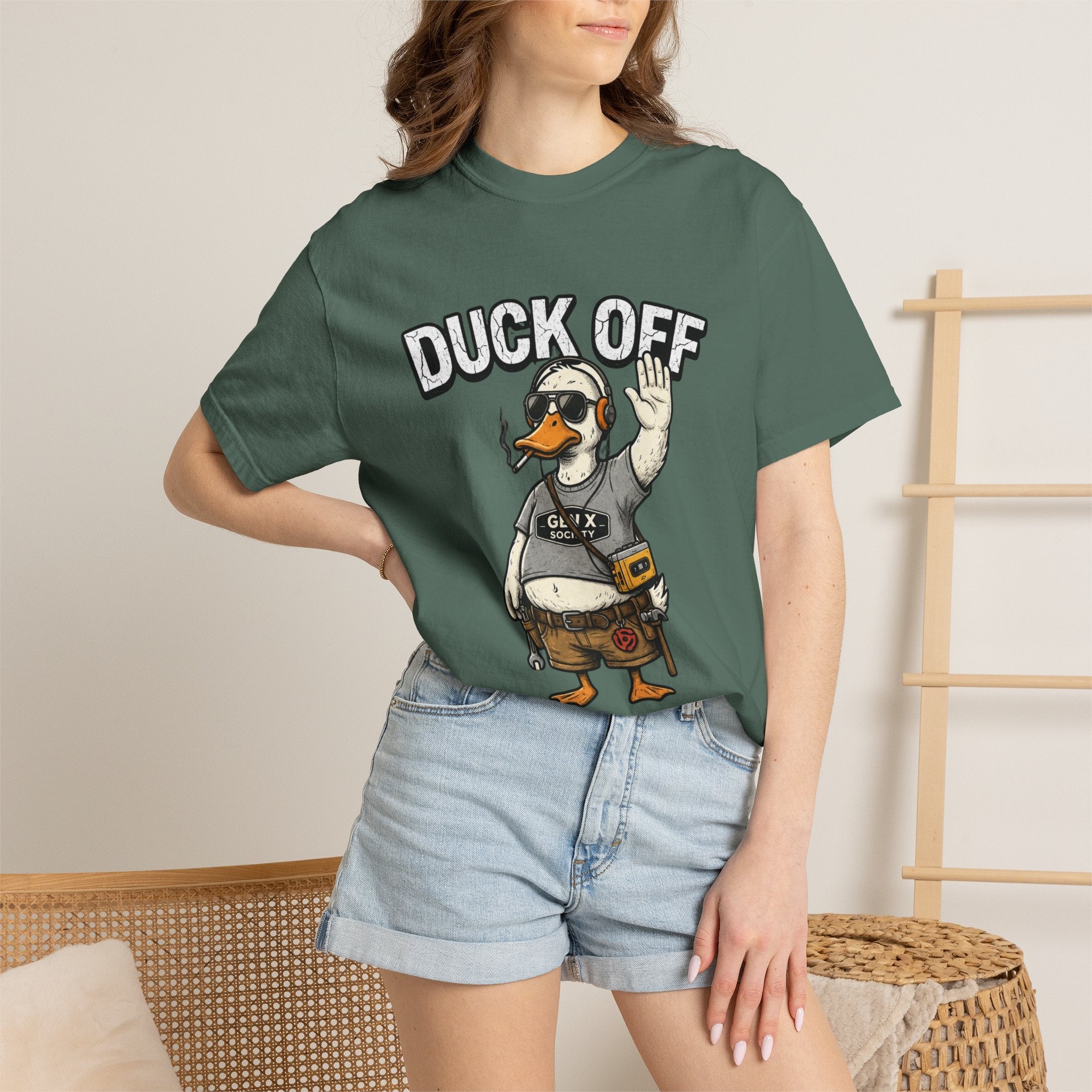 Duck Off T-Shirt — Vintage Punk Duck Graphic Tee