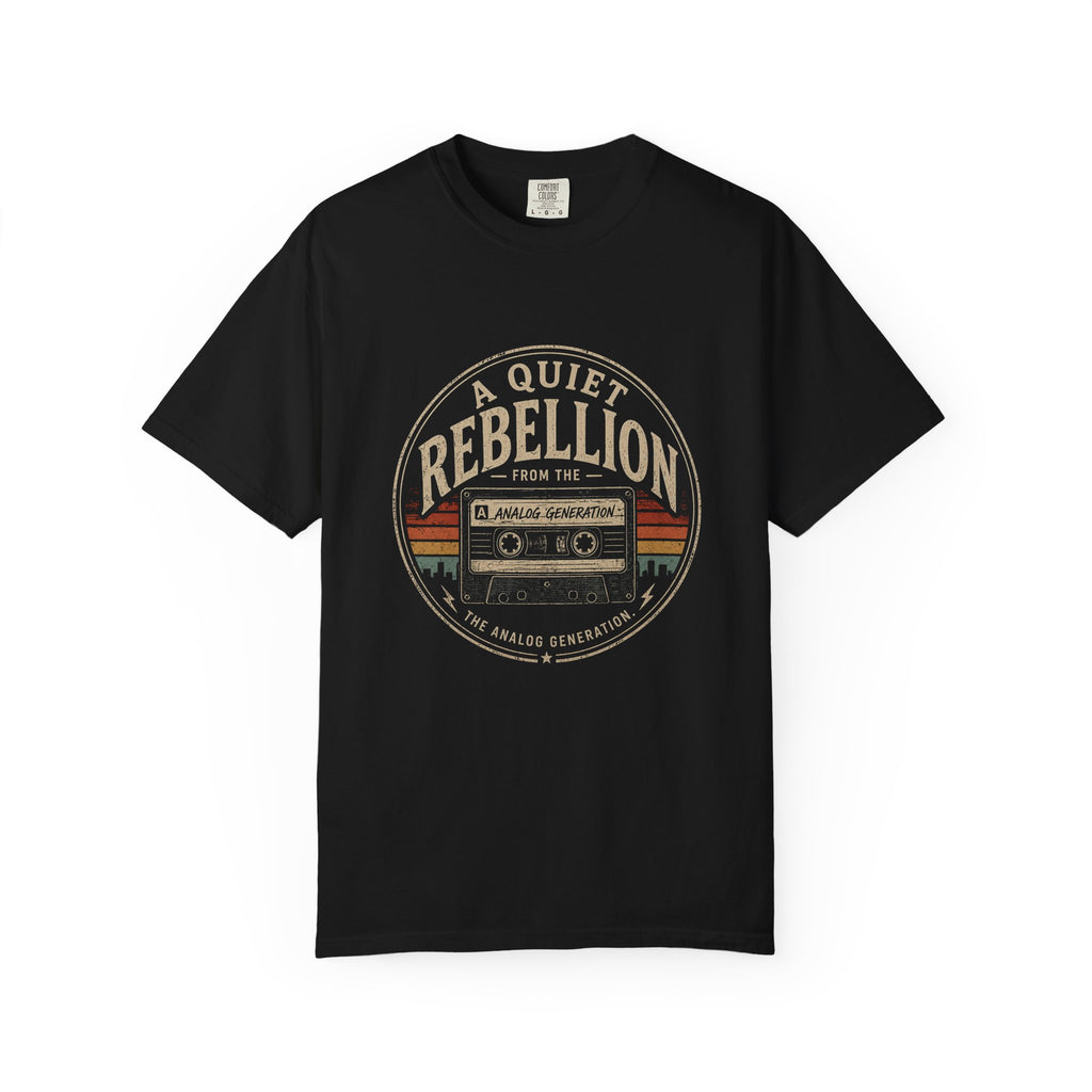 A Quiet Rebellion T-Shirt — Vintage Cassette Retro Music Tee