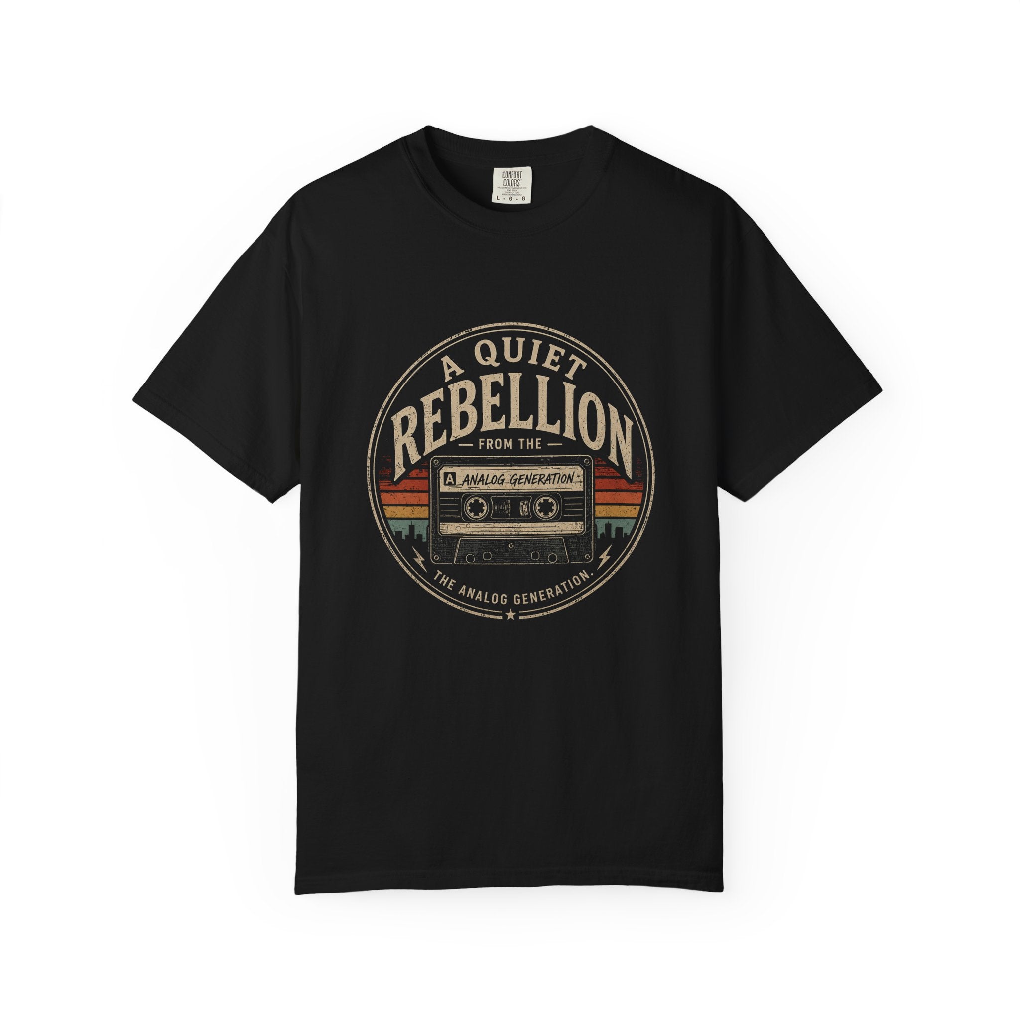 A Quiet Rebellion T-Shirt — Vintage Cassette Retro Music Tee