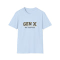 Gen X We Adapted T-Shirt — Retro Vintage College Tee for Generation X