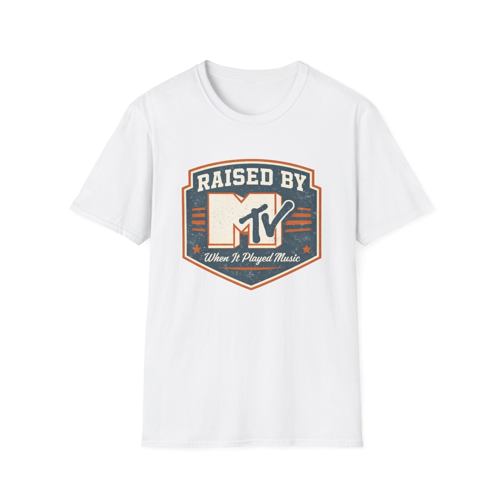 Raised by MTV Vintage Logo T-Shirt — Retro 80s/90s Music Tee