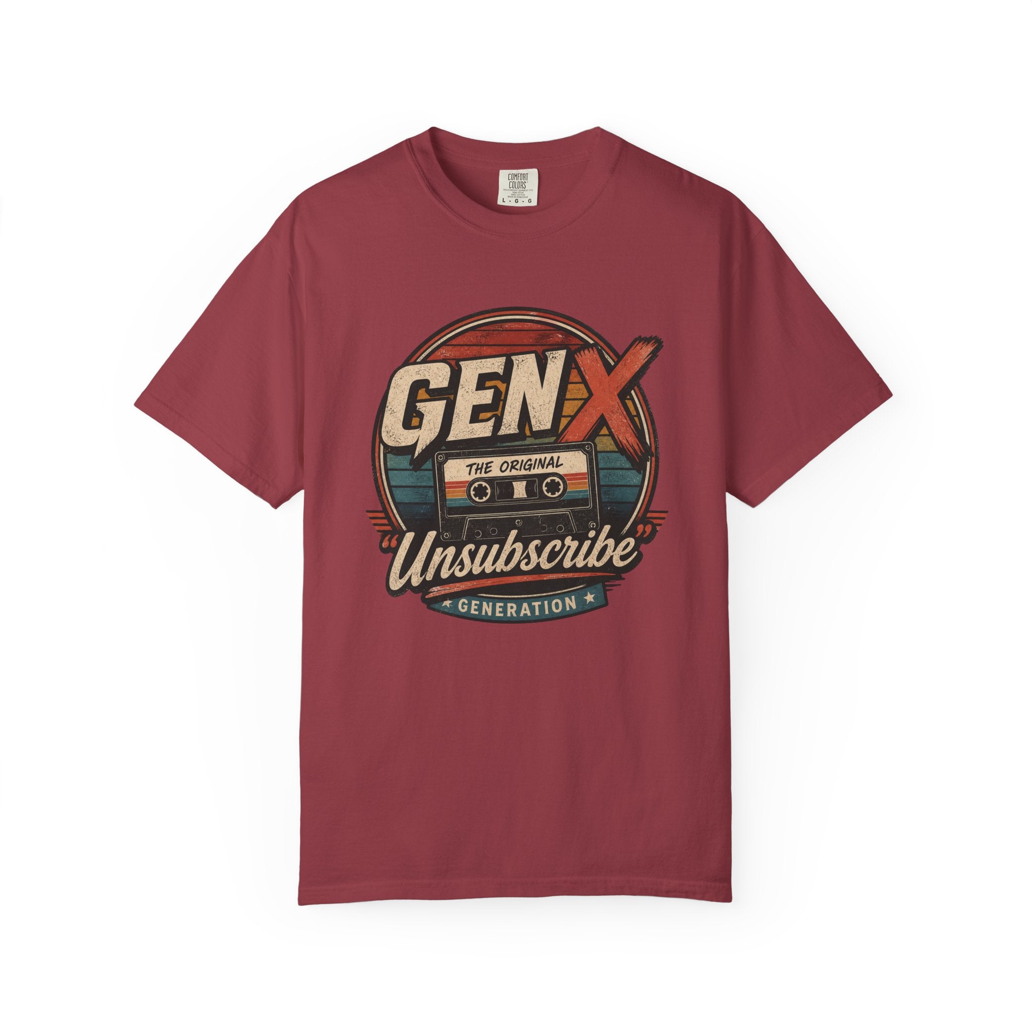 Gen X "Unsubscribe" Vintage Cassette T-Shirt