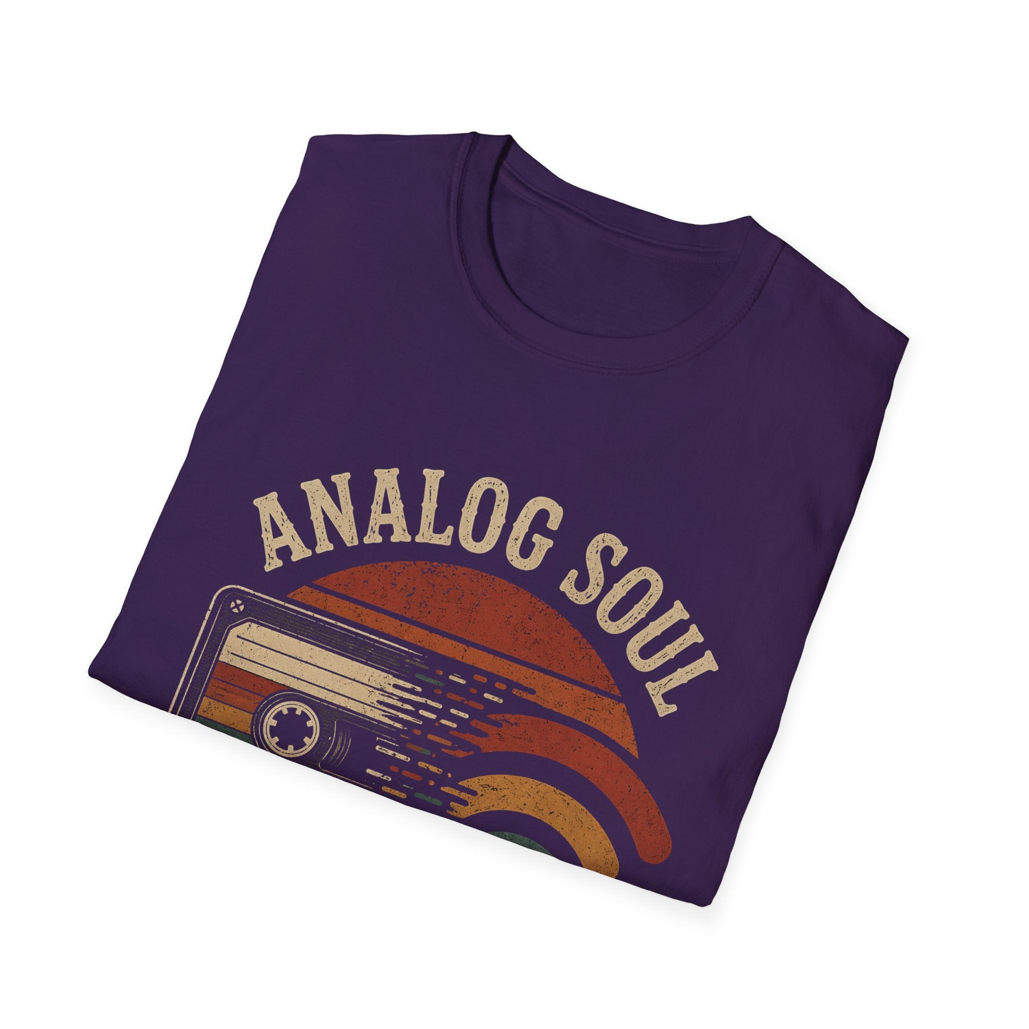 Analog Soul T-Shirt — Vintage Cassette Tee (“Analog Soul in a Digital World”)