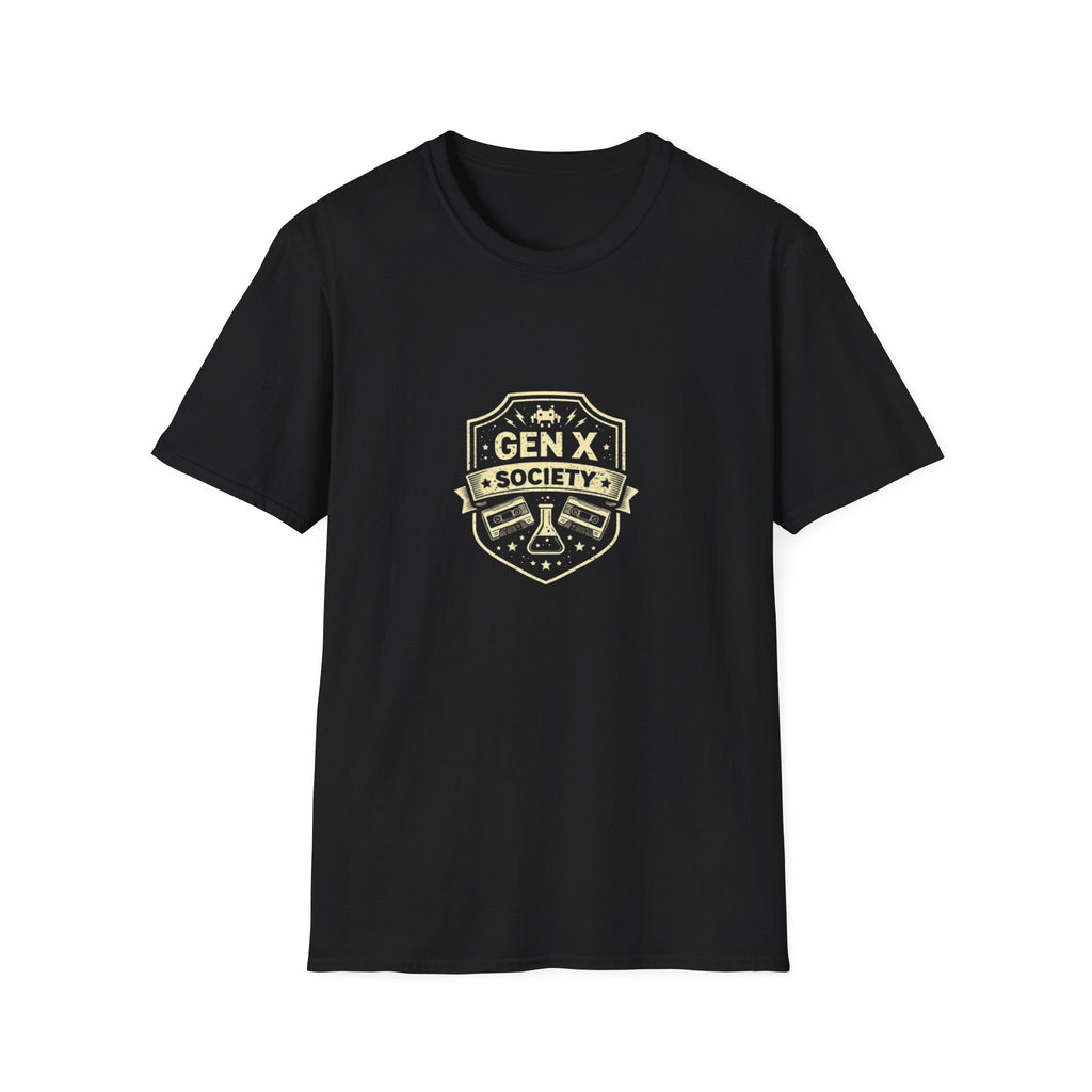 T‑Shirt — 'GEN X' Vintage Badge Tee (Retro 80s Crest)
