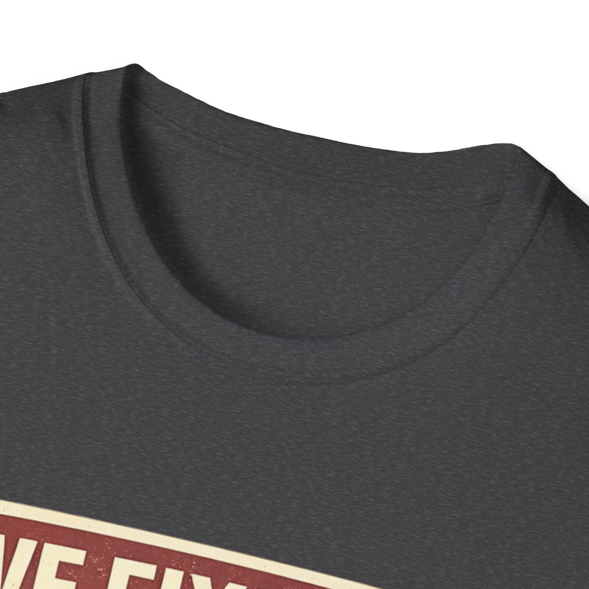 T-Shirt — “We Fixed It By Hitting It” Retro Mechanic Tee