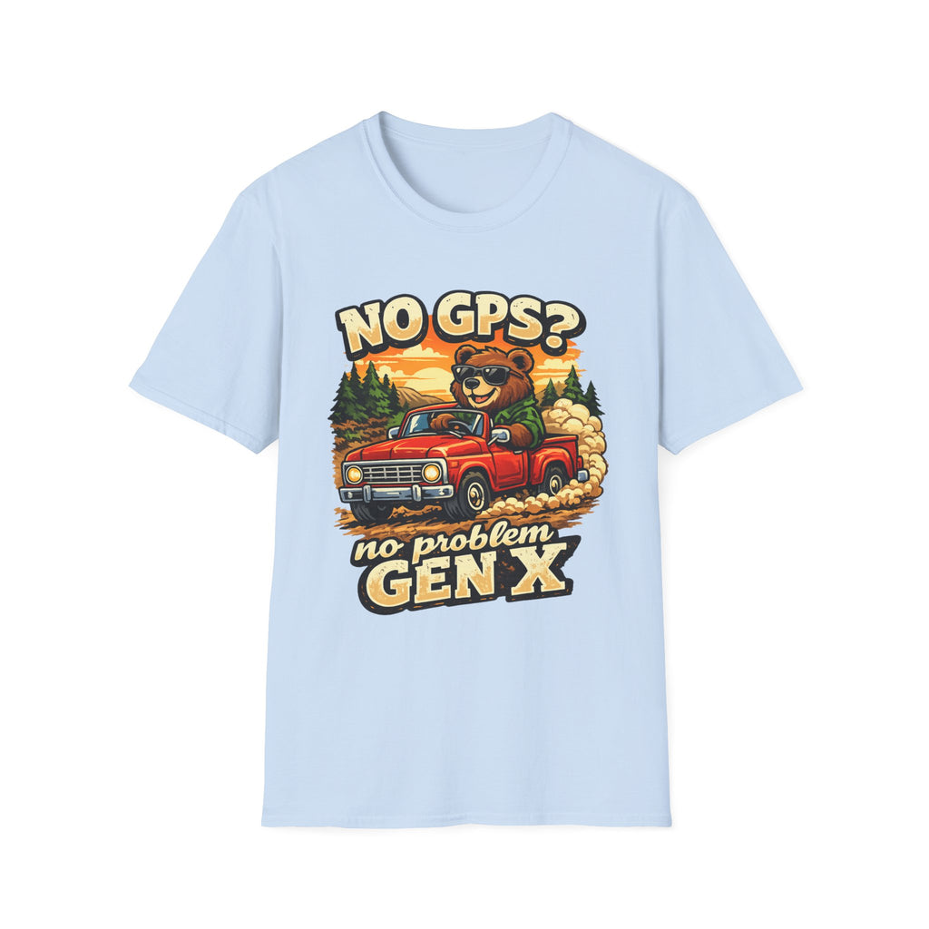 No GPS? No Problem Gen X T-Shirt – Vintage Truck Adventure Tee