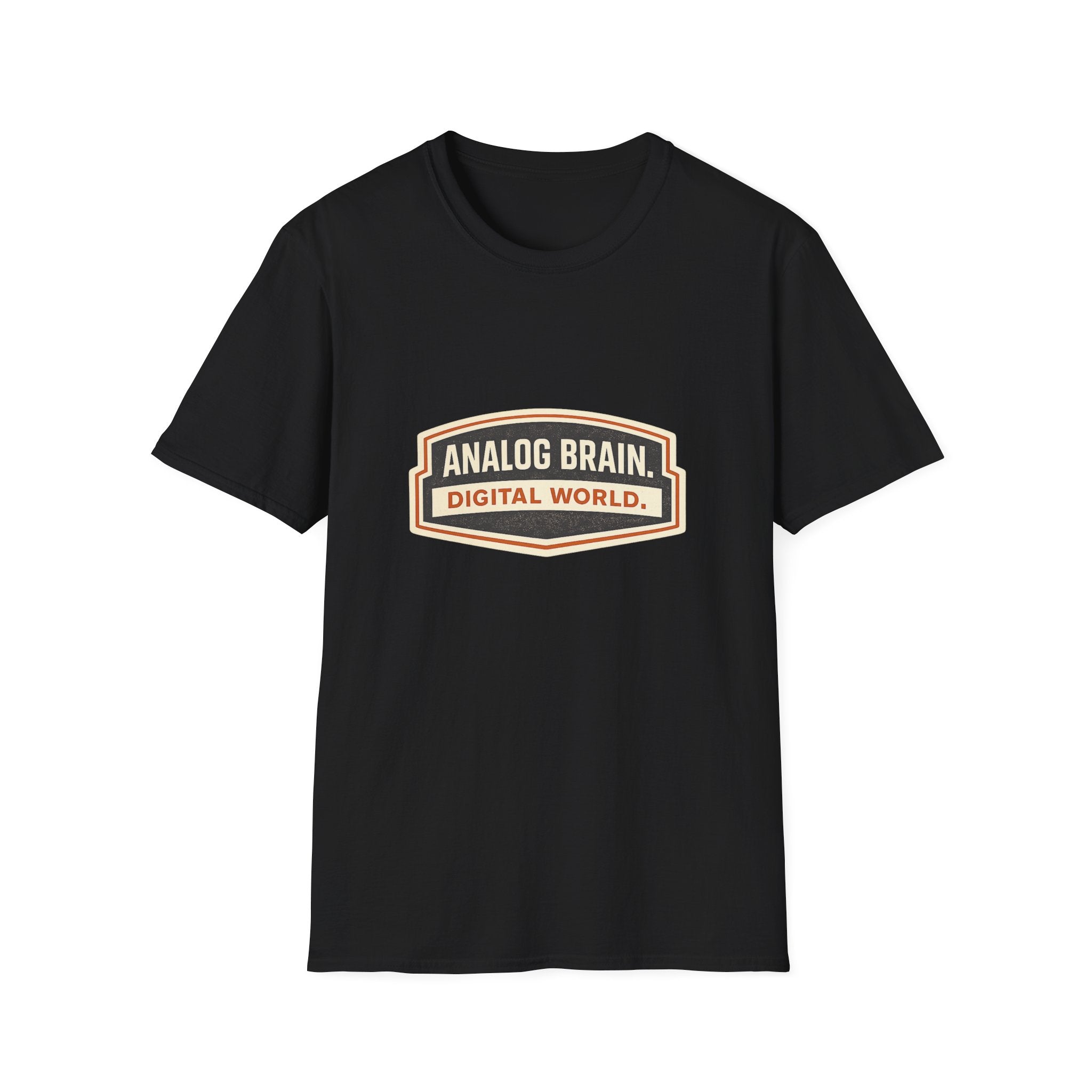 Analog Brain Digital World Tee