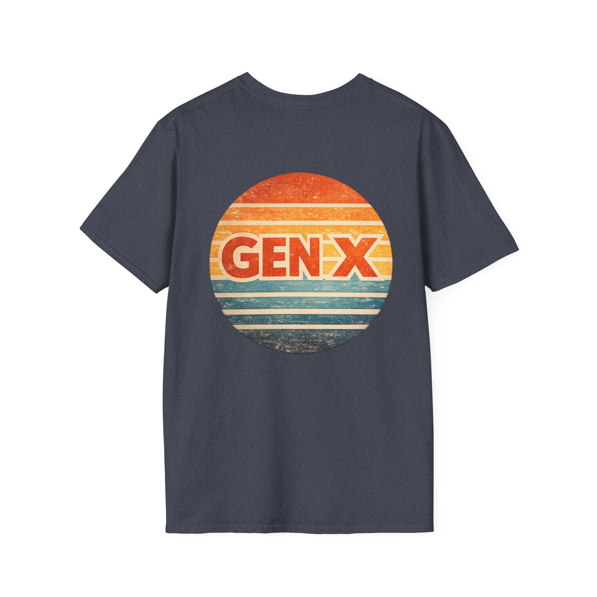 Gen X Retro T-Shirt — Vintage Sunset Graphic Tee for Generation X