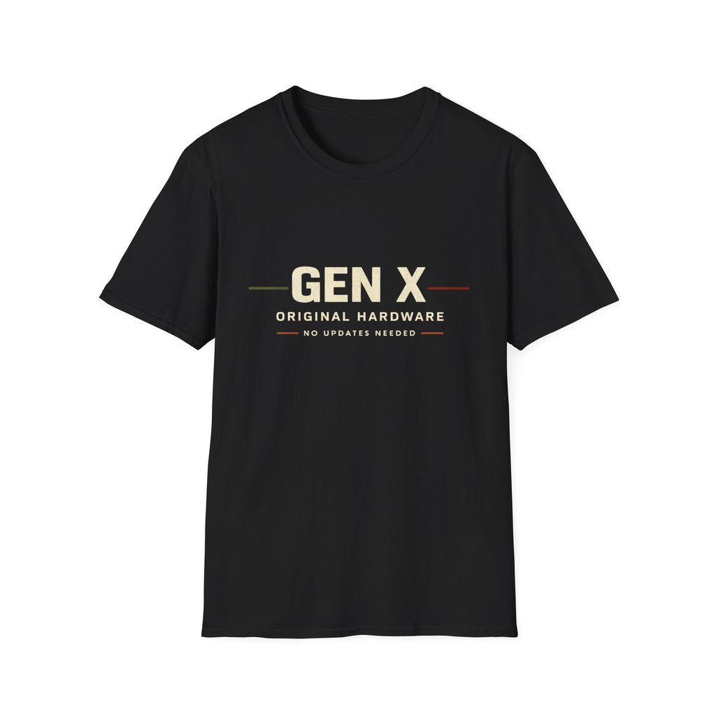Gen X T-Shirt — "Original Hardware" Retro Vintage Tee for 40s-60s Celebrations