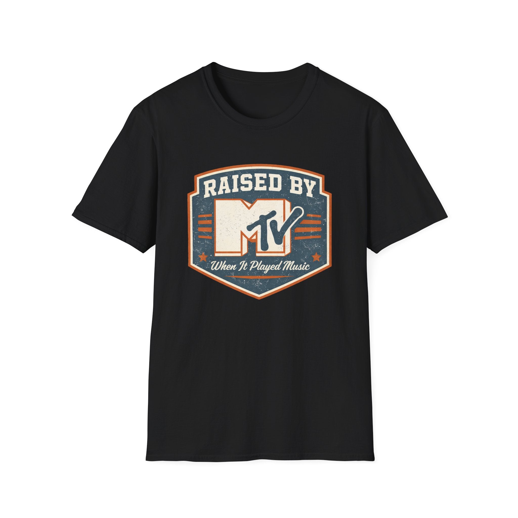 Raised by MTV Vintage Logo T-Shirt — Retro 80s/90s Music Tee