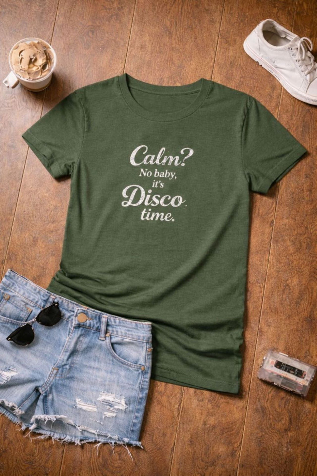 Disco Time T-Shirt  Retro Party Tee