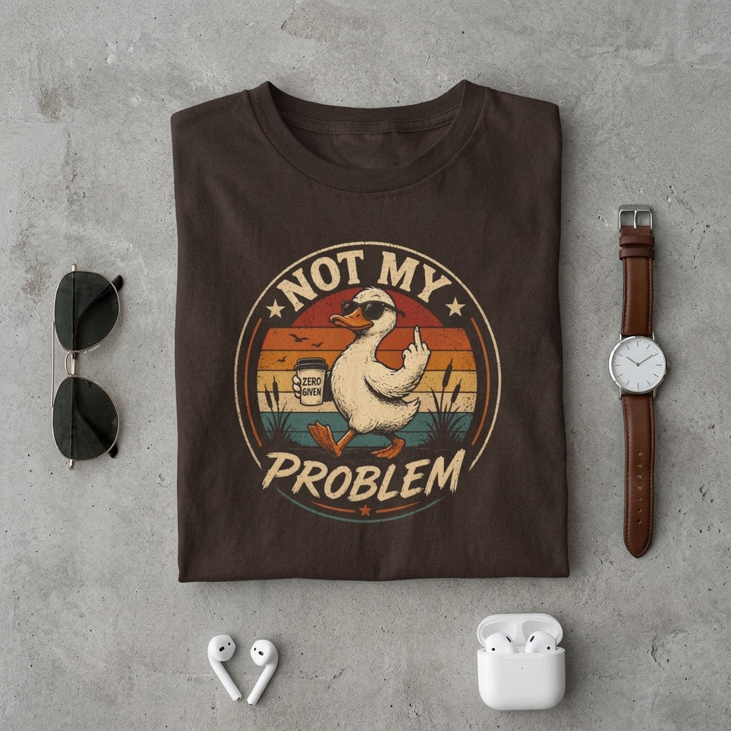 Duck "Not My Problem" Graphic T‑Shirt